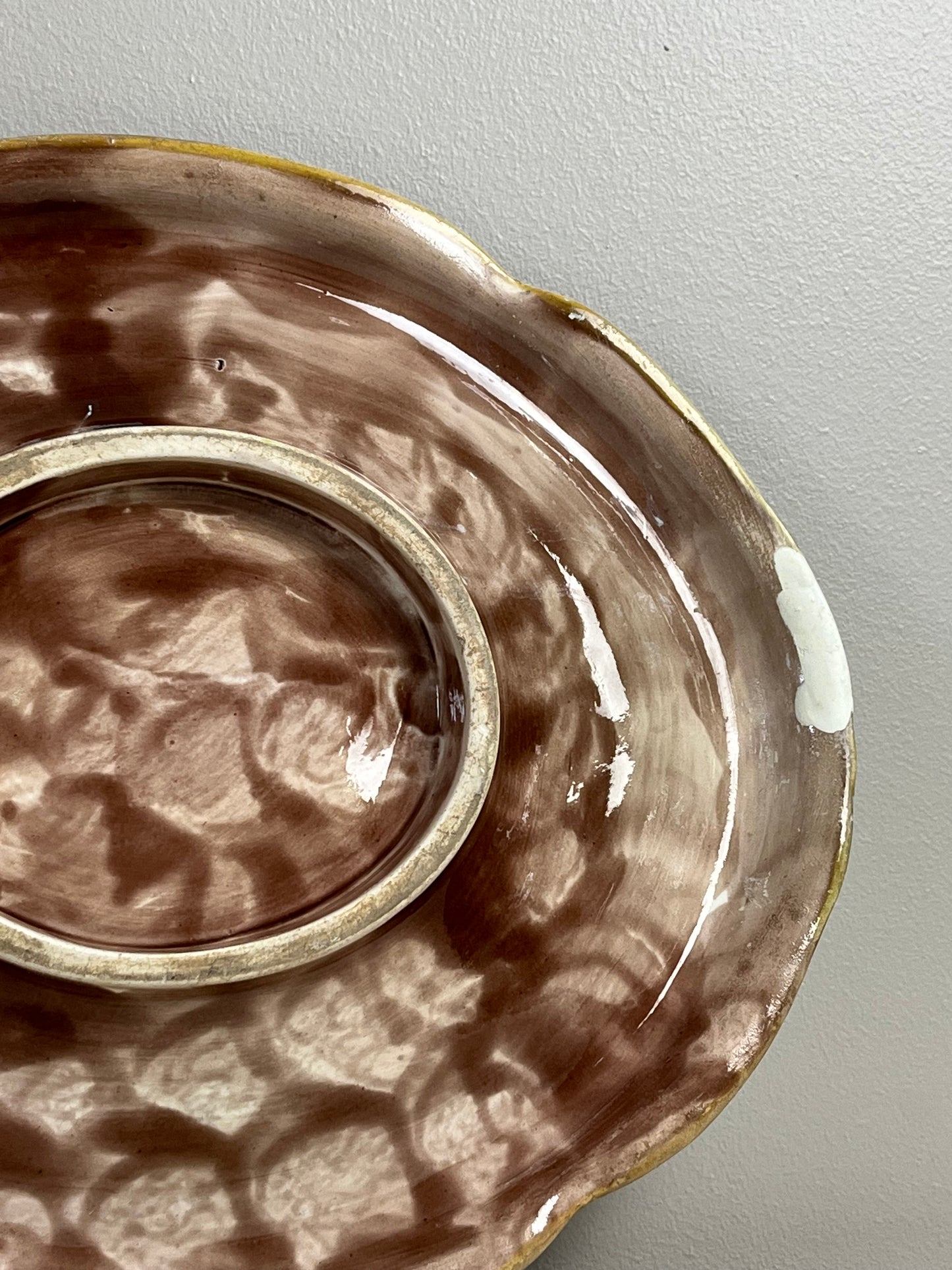Majolica Bread Plate.