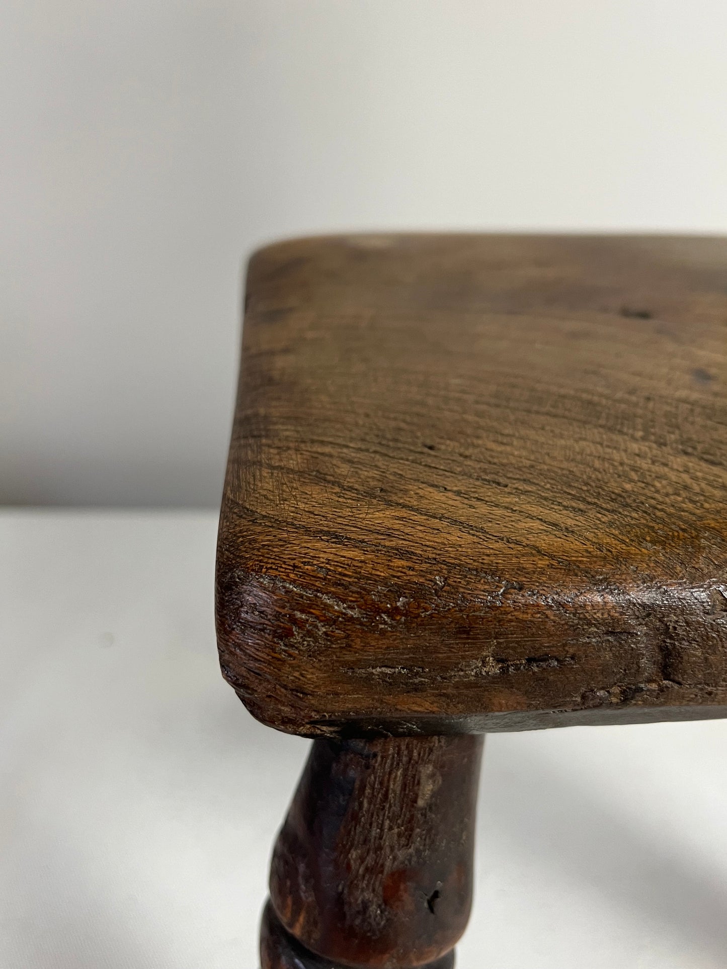 Elm Hearth Stool.