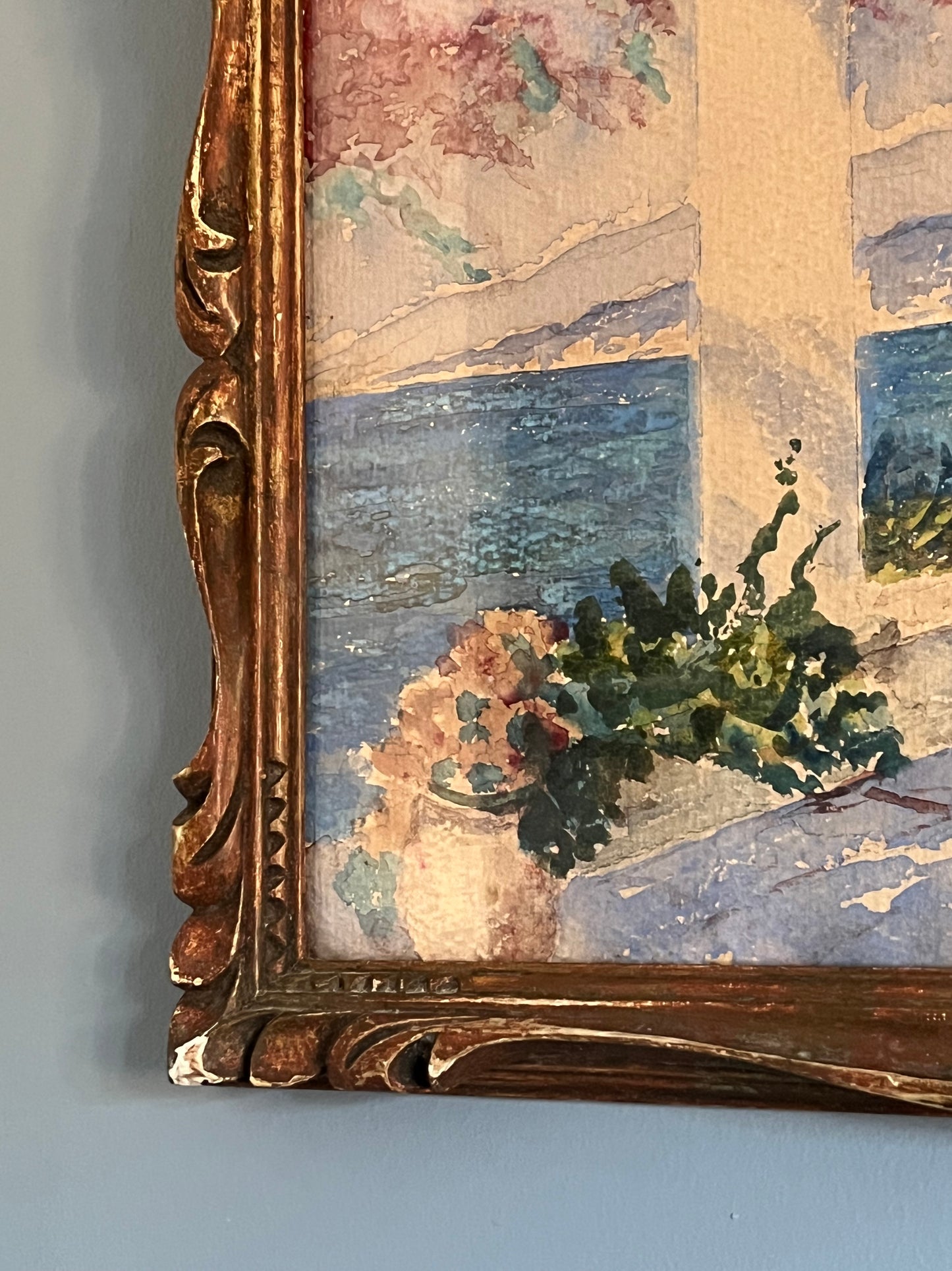 South of France Watercolour.