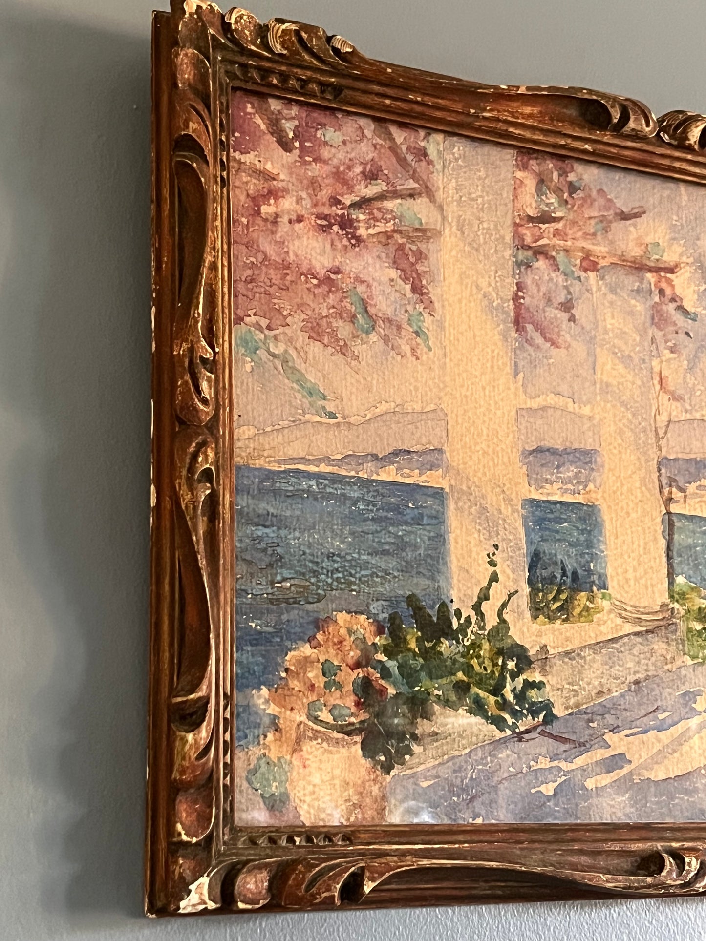 South of France Watercolour.