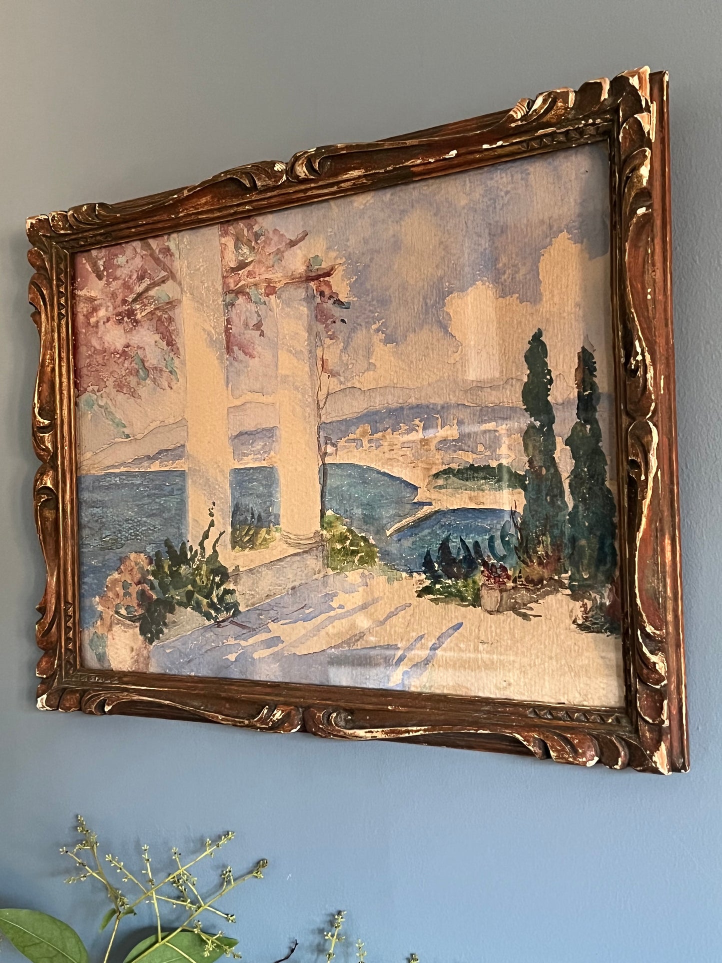 South of France Watercolour.