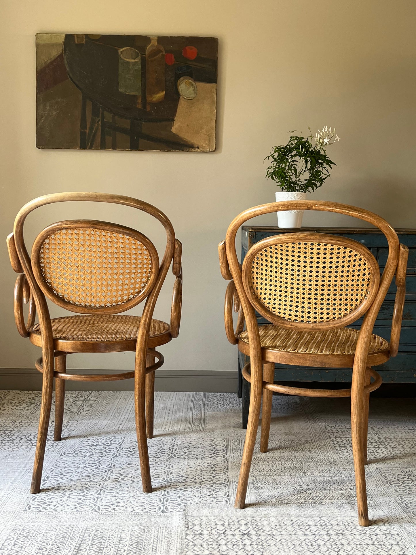 Pair of Bentwood Armchairs.