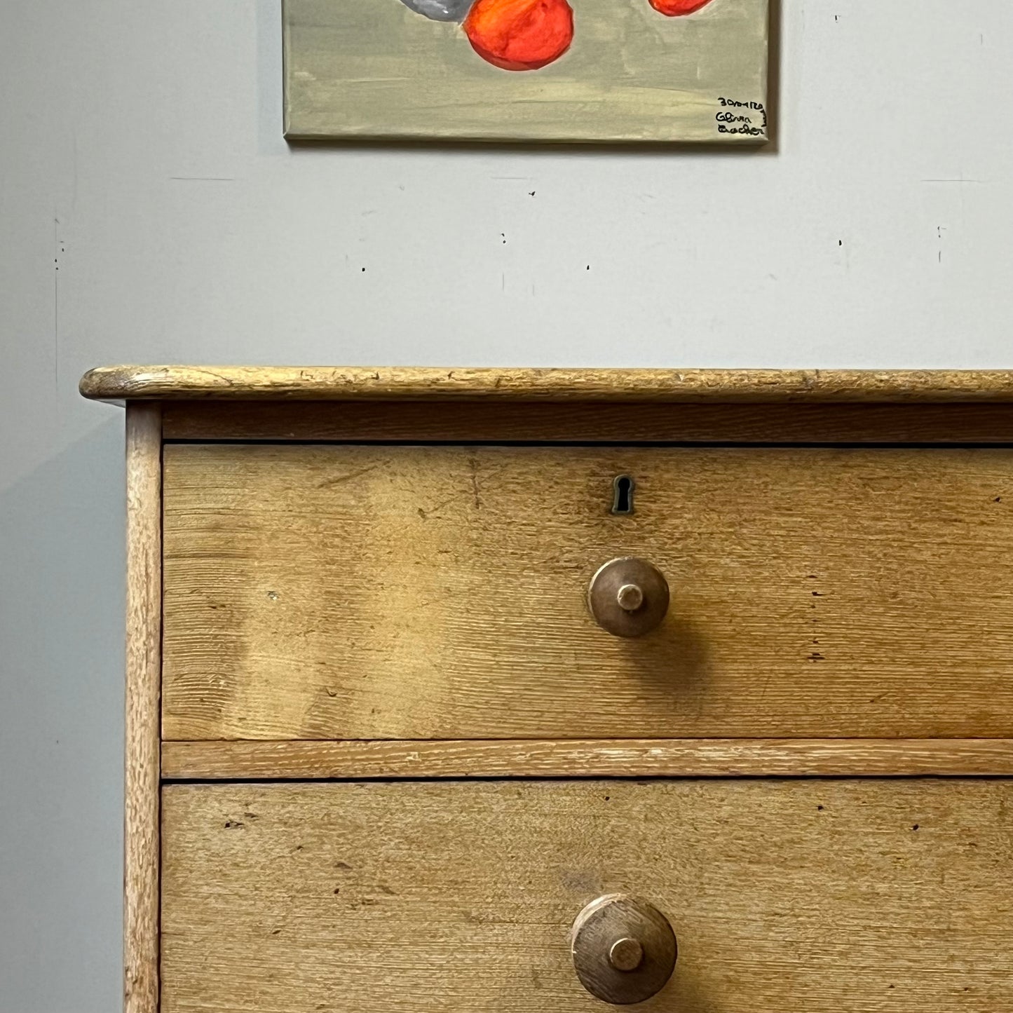 Pine Chest Of Drawers.