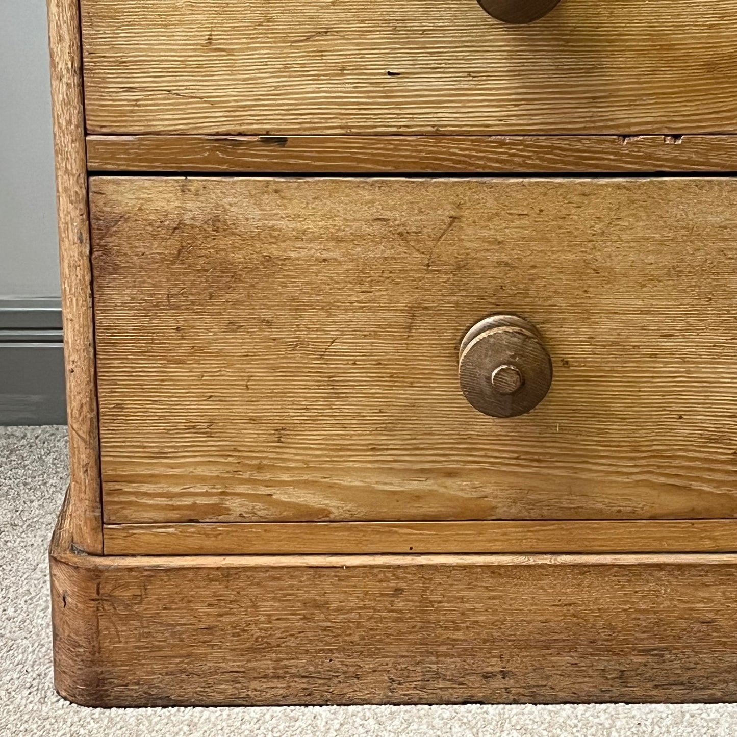 Pine Chest Of Drawers.