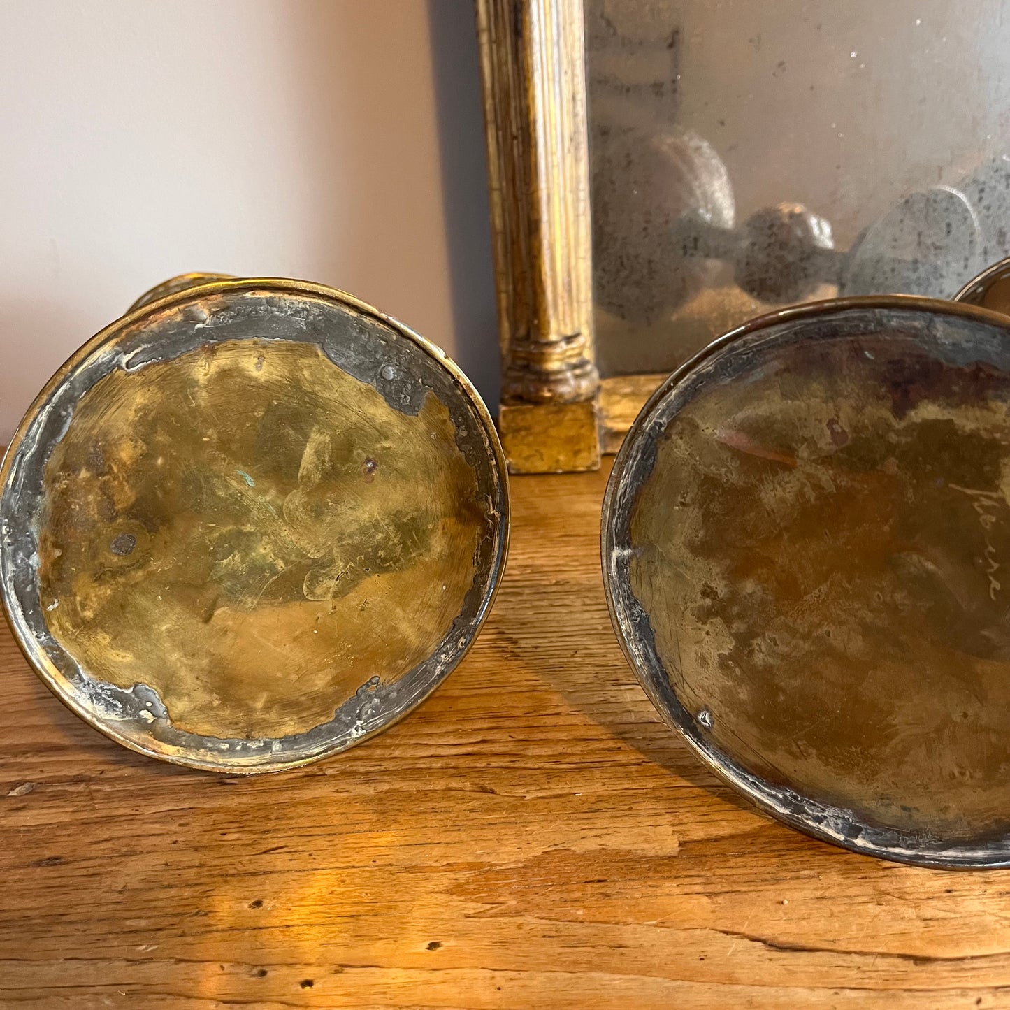 Arts and Crafts Candlesticks.