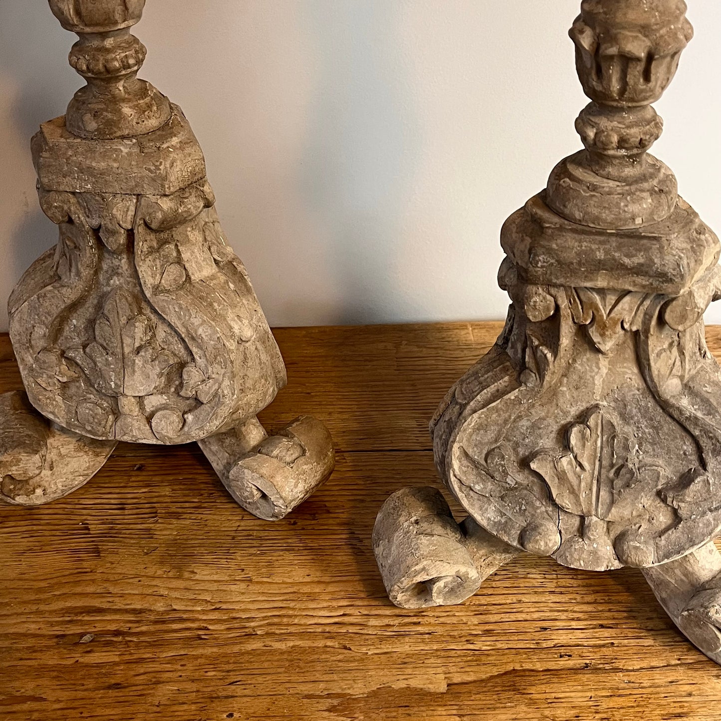 19th Century Pricket Candle Sticks.