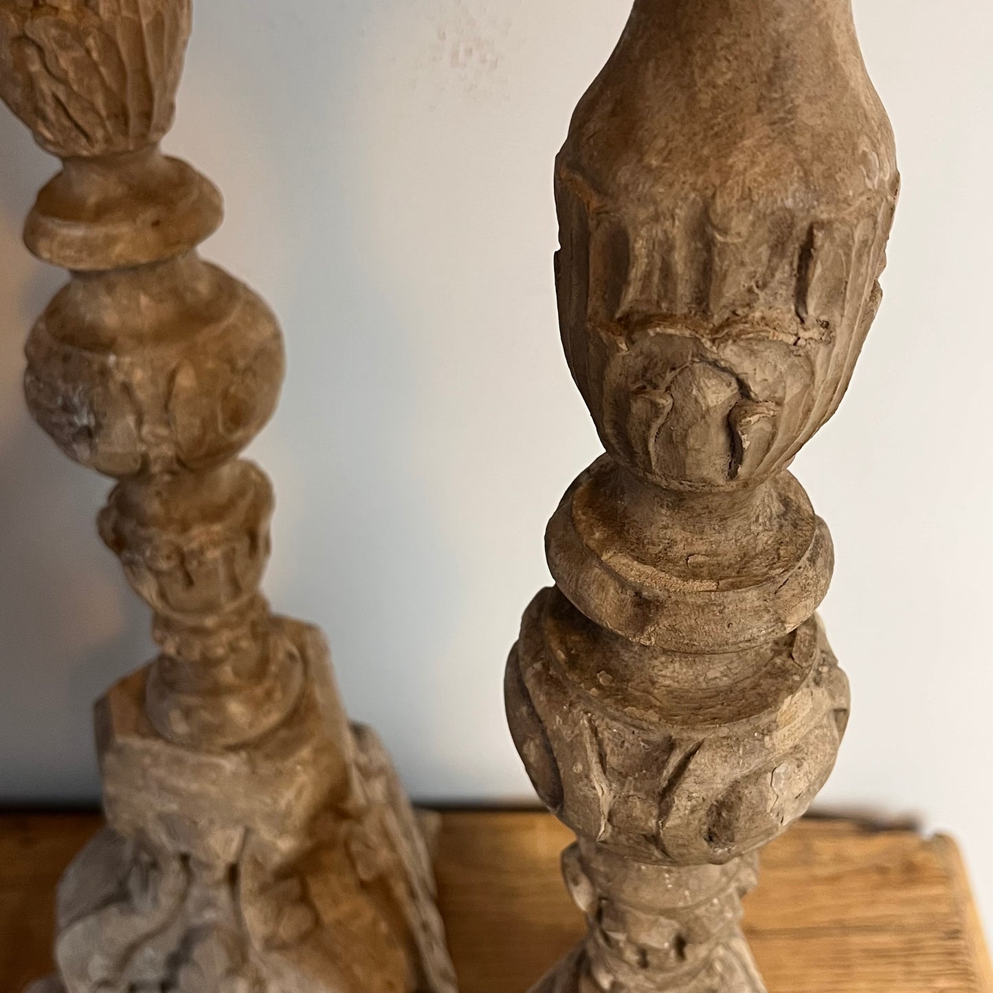 19th Century Pricket Candle Sticks.