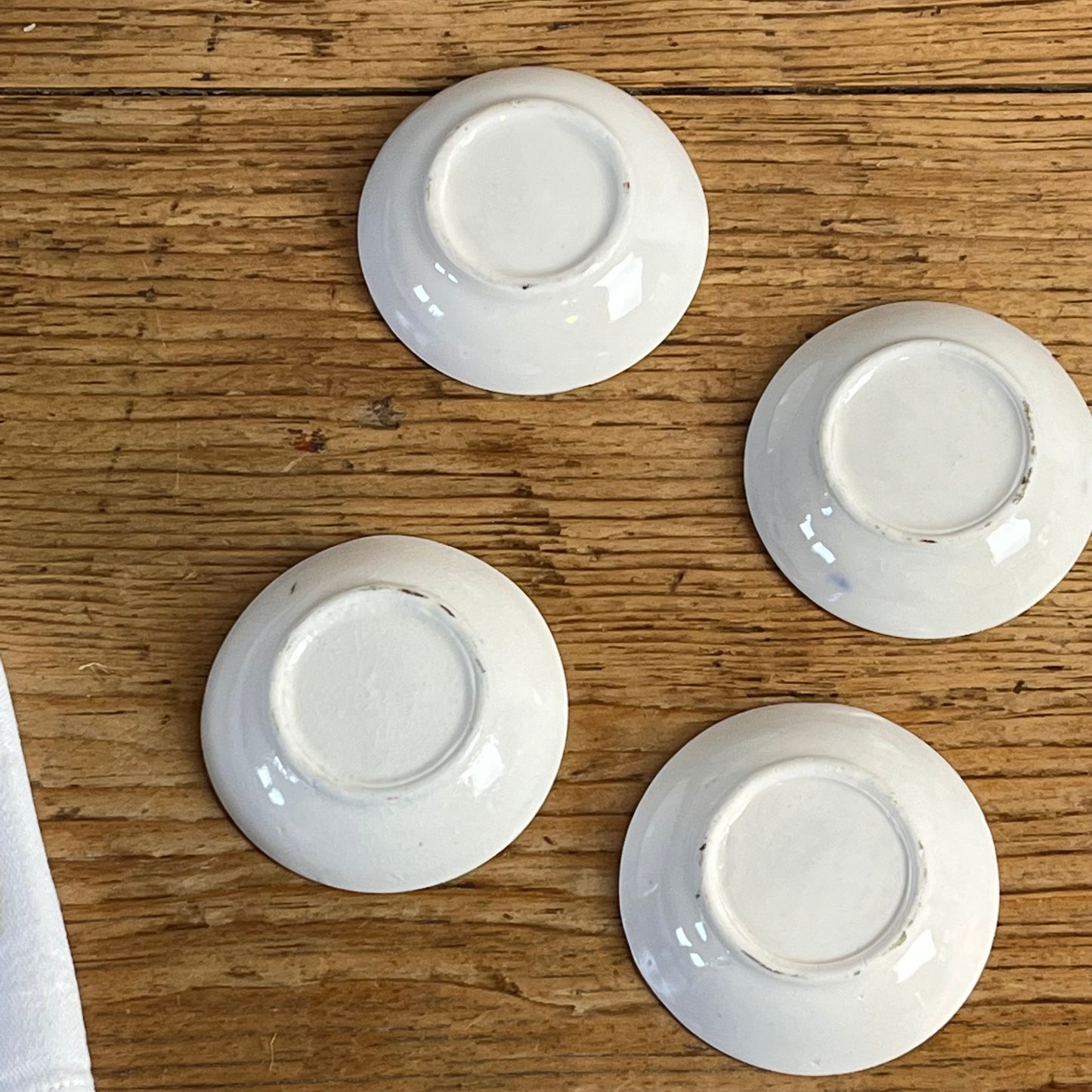 Set Of Four Hand Painted Rooster Dishes.