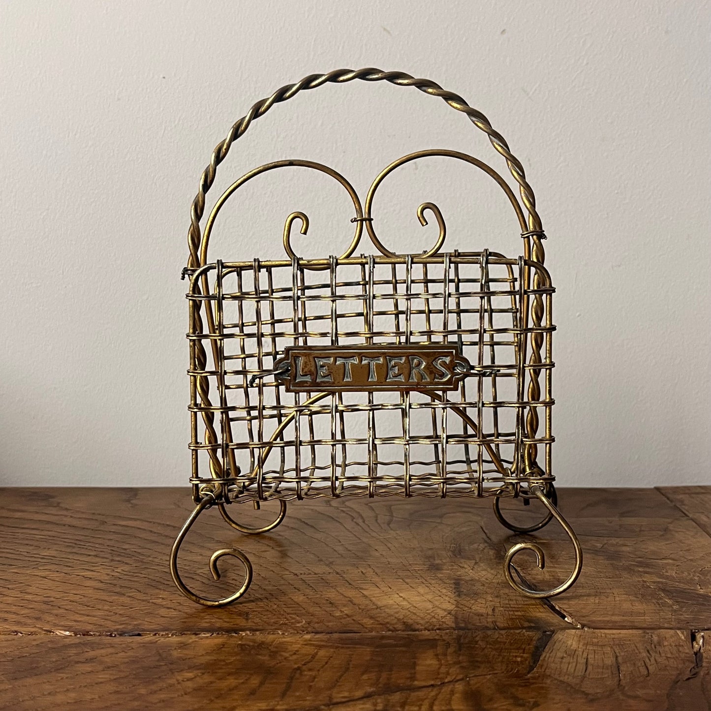 Wire Work Letter Rack.