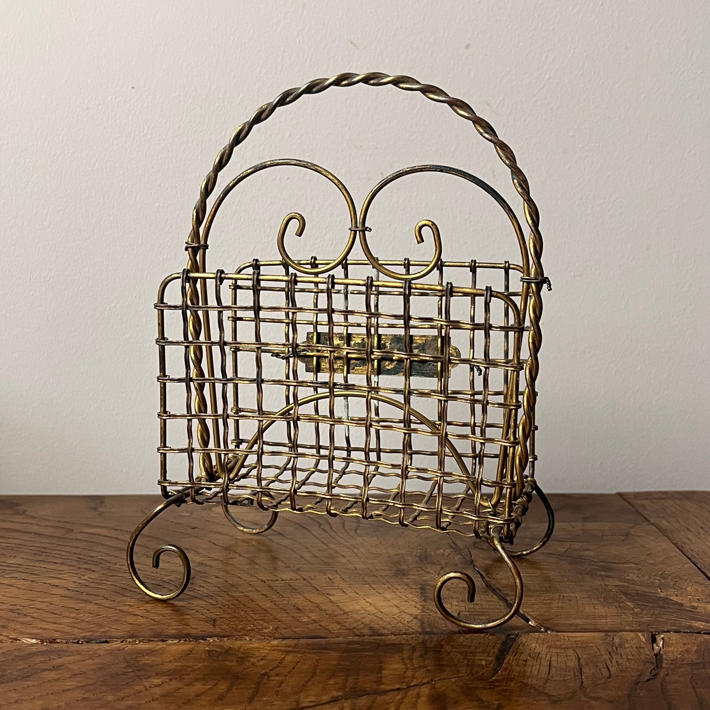 Wire Work Letter Rack.