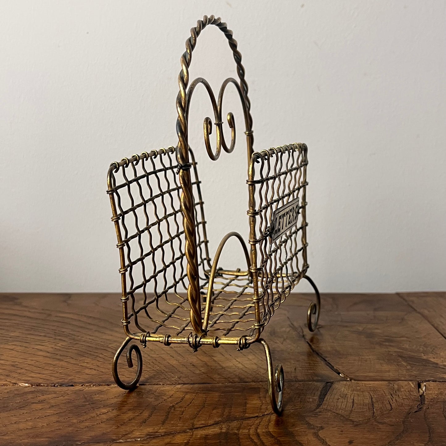 Wire Work Letter Rack.