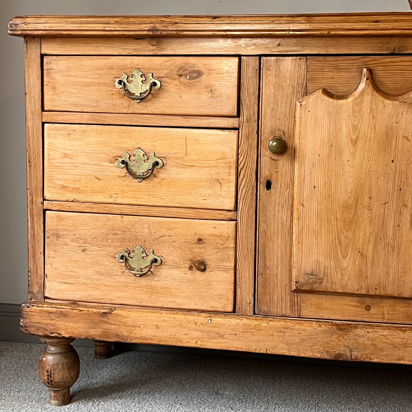Country Pine Dresser Base