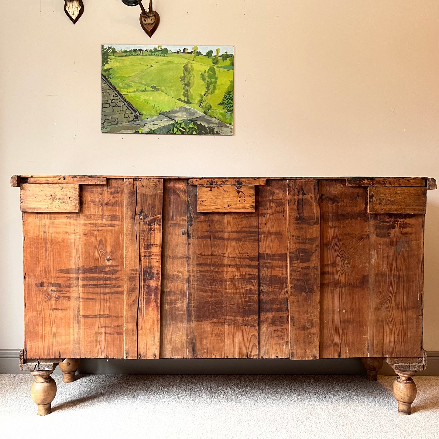 Country Pine Dresser Base