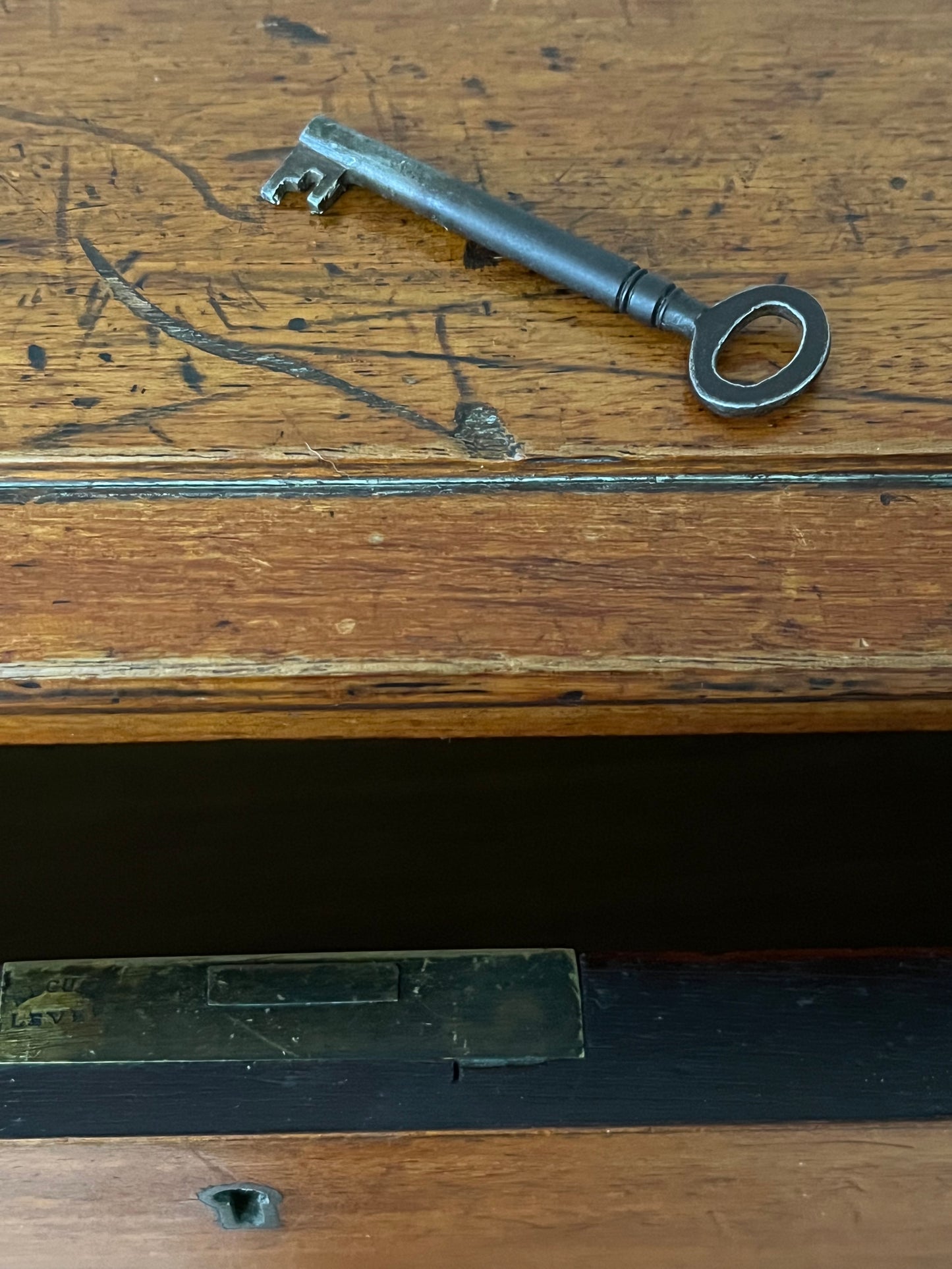 Walnut Chest Of Drawers.
