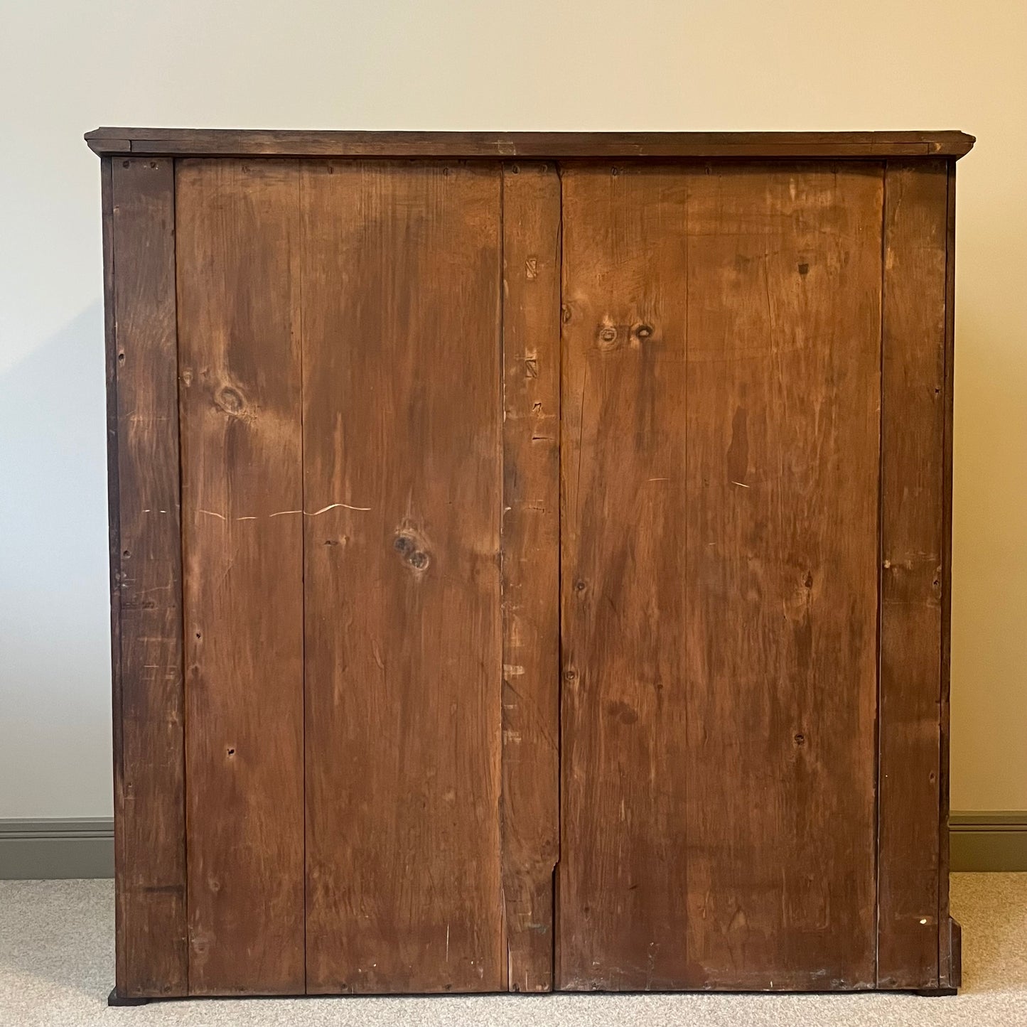 Walnut Chest Of Drawers.