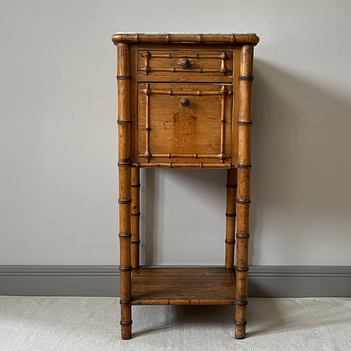 Faux Bamboo Pot Cupboard.