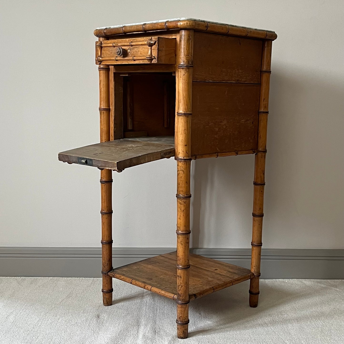Faux Bamboo Pot Cupboard.