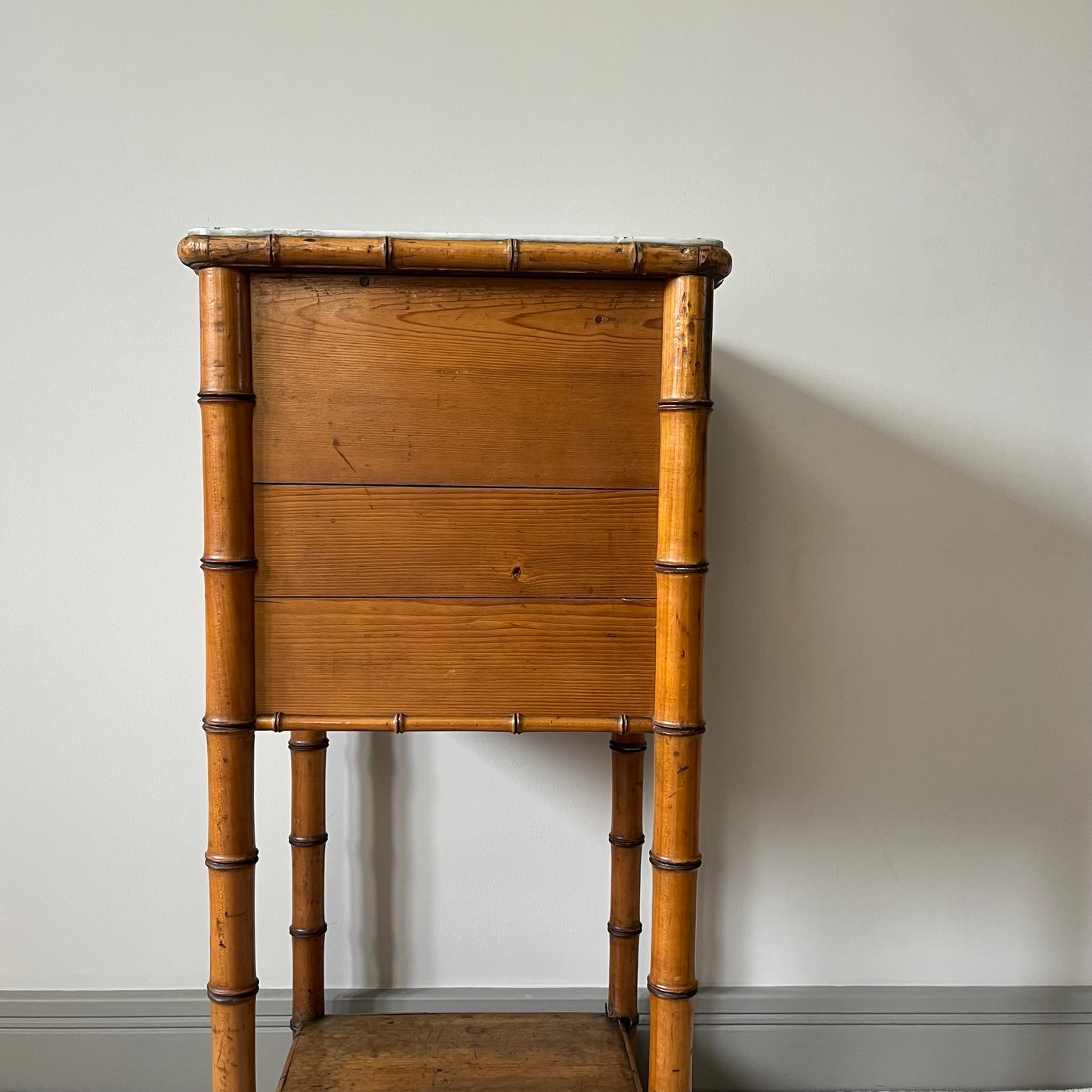 Faux Bamboo Pot Cupboard.