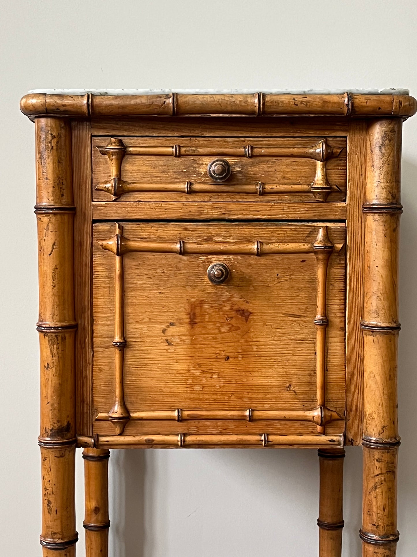 Faux Bamboo Pot Cupboard.