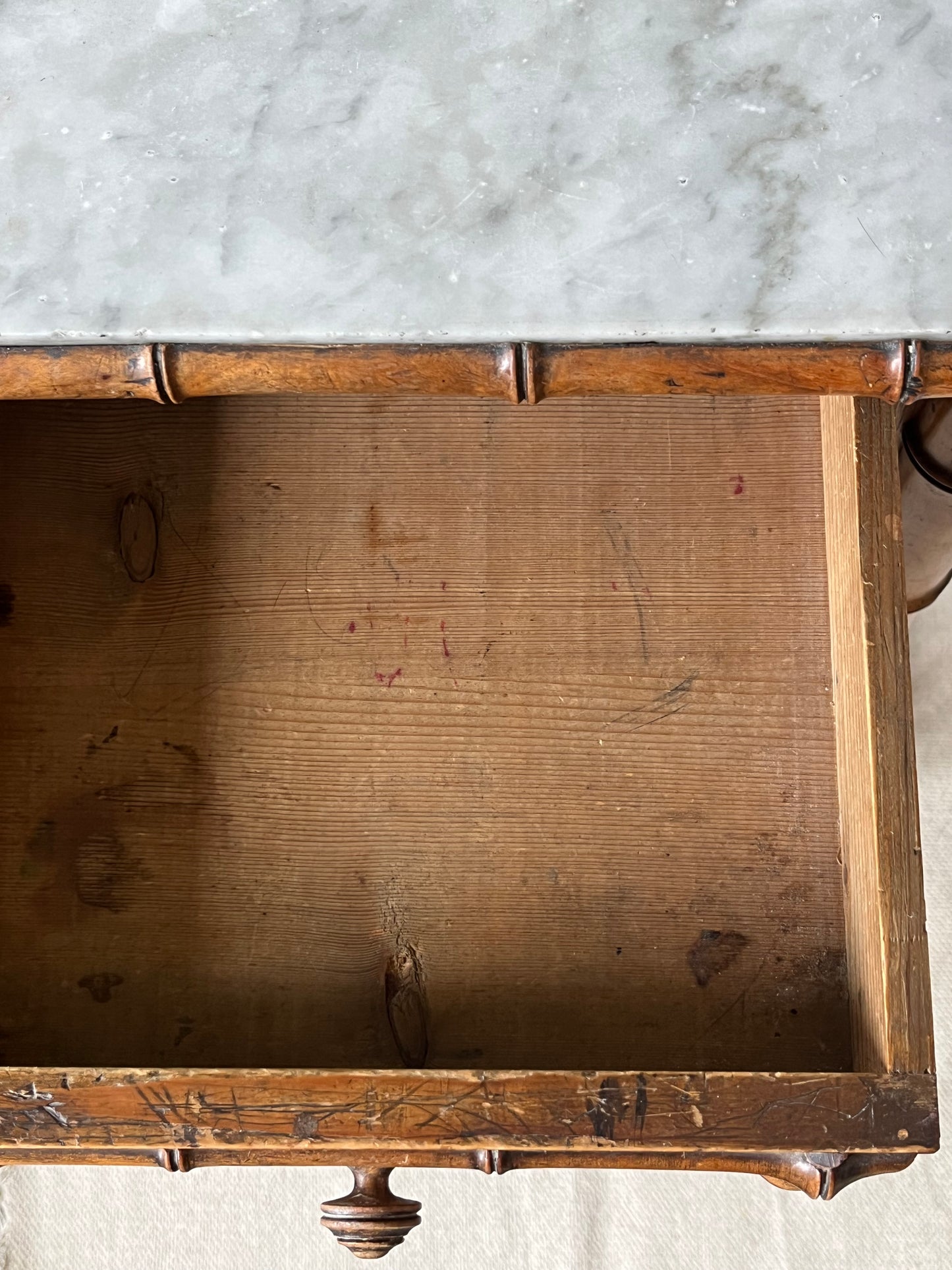 Faux Bamboo Pot Cupboard.