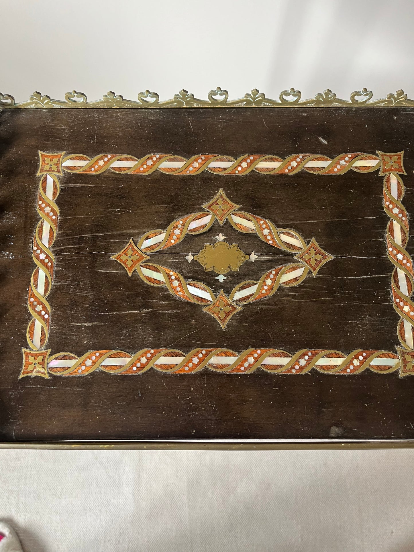 French Inlaid Etagere.