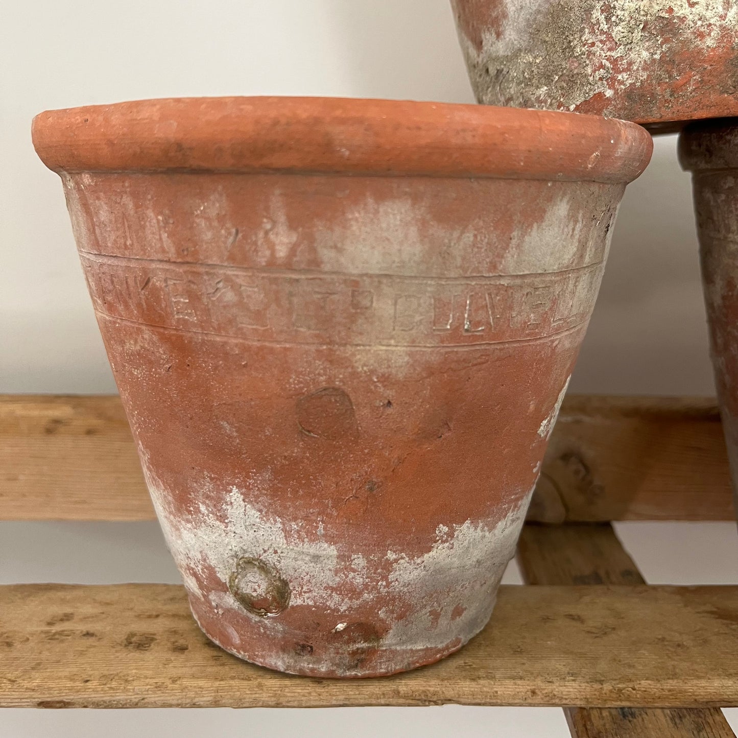Set Of Three Sankey Pots.