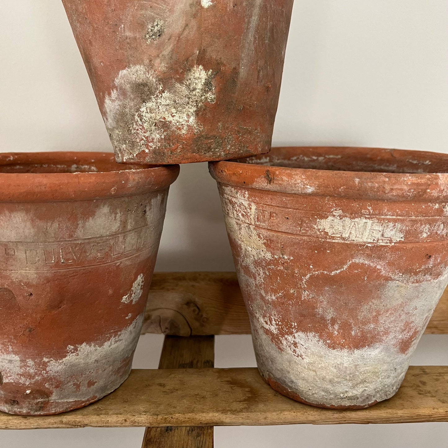 Set Of Three Sankey Pots.