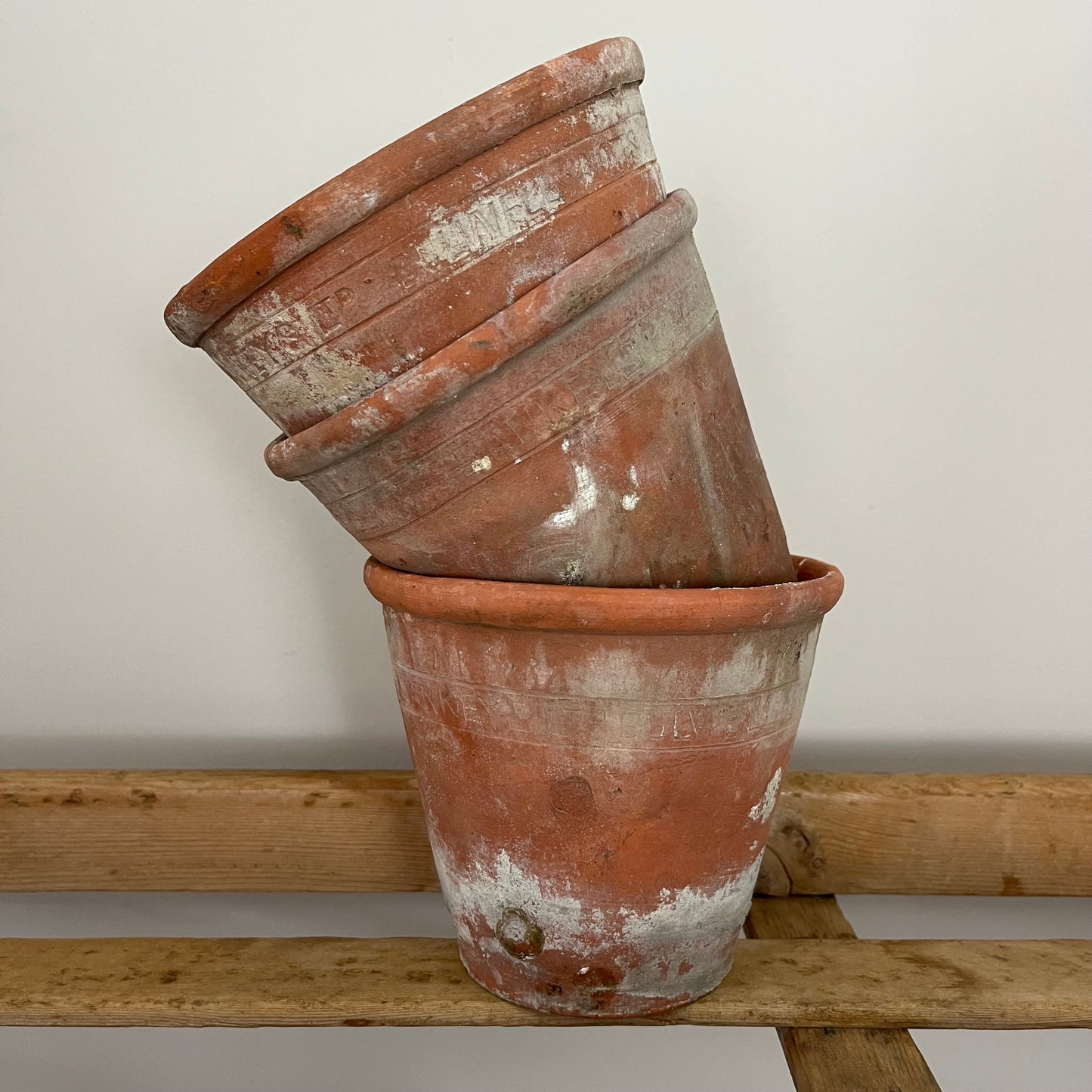 Set Of Three Sankey Pots.