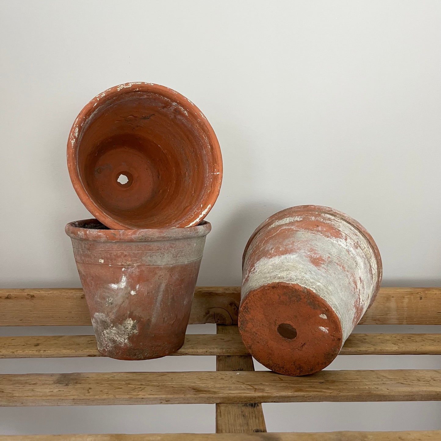 Set Of Three Sankey Pots.