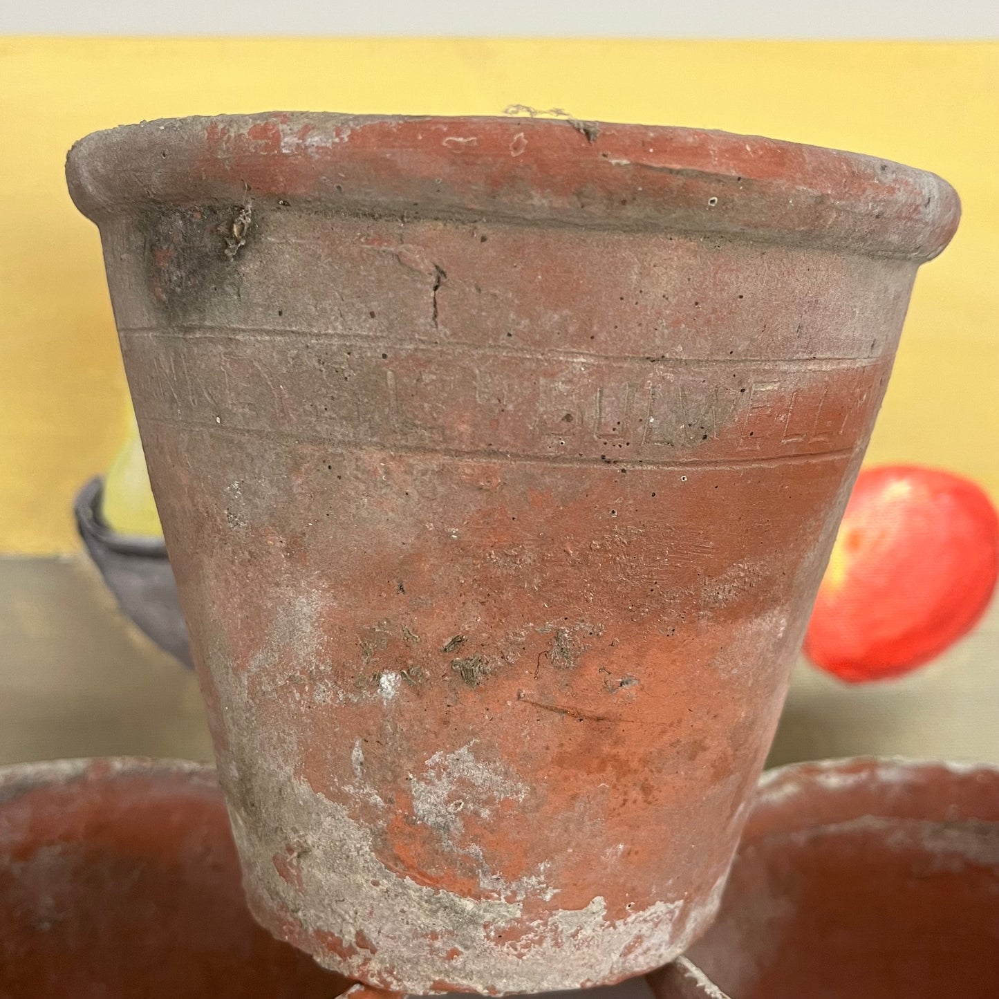 Set Of Three Sanky Pots.