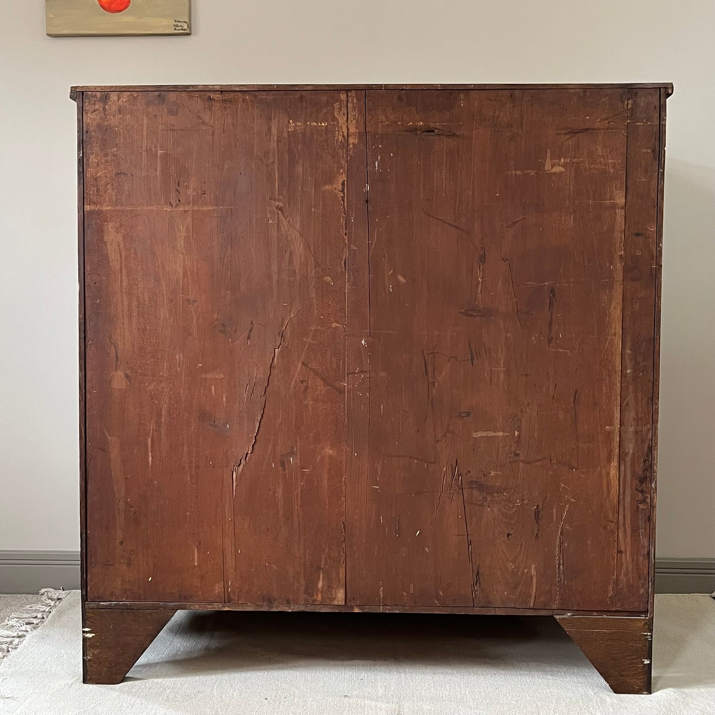Oak Chest Of Drawers.