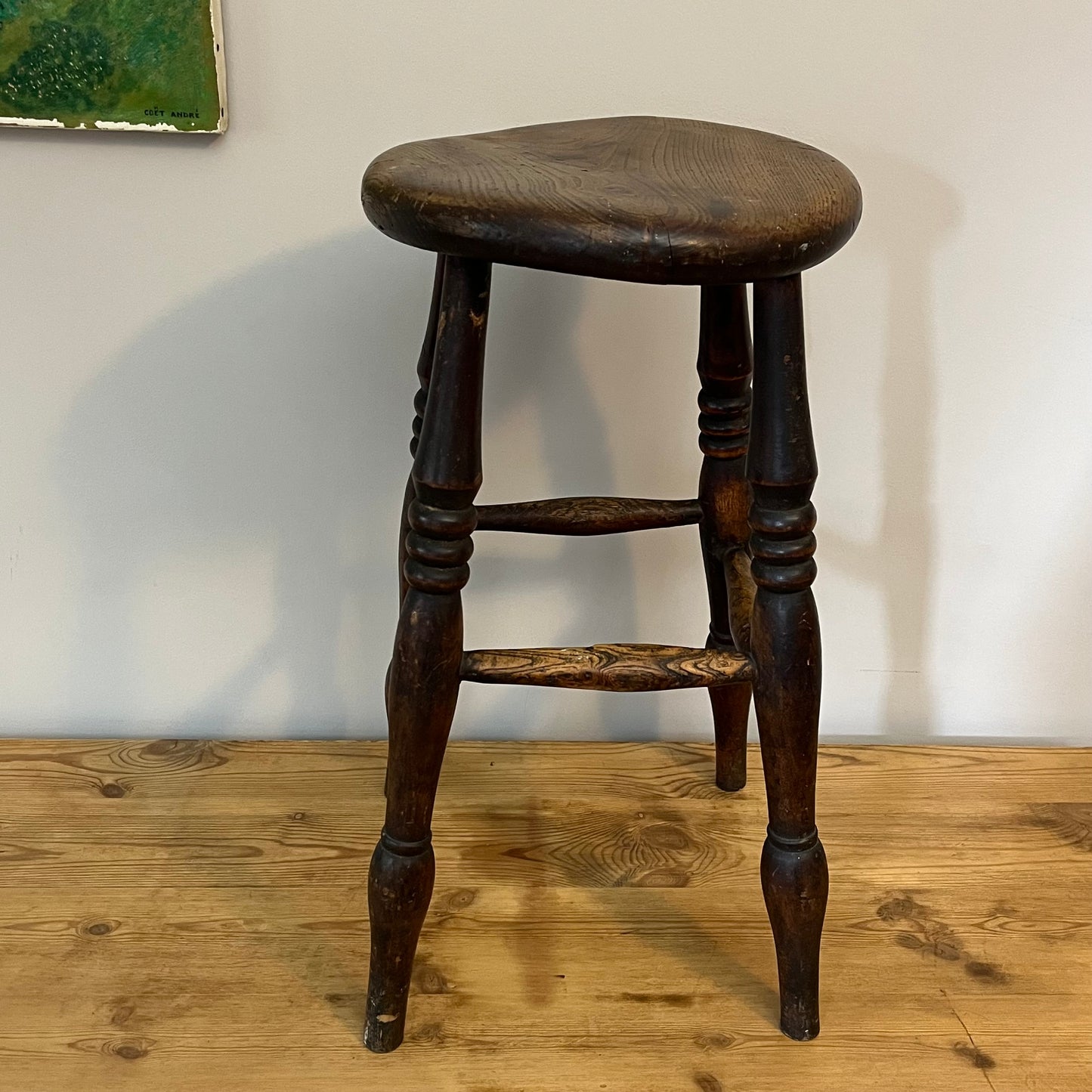 Country Elm Stool.