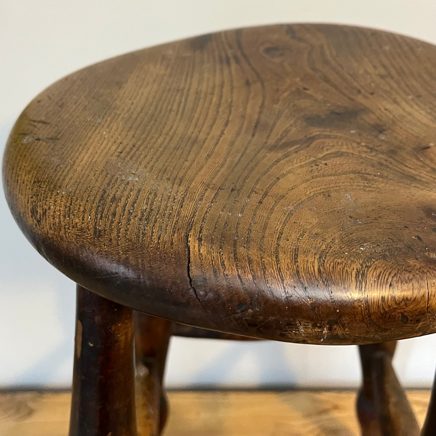 Country Elm Stool.