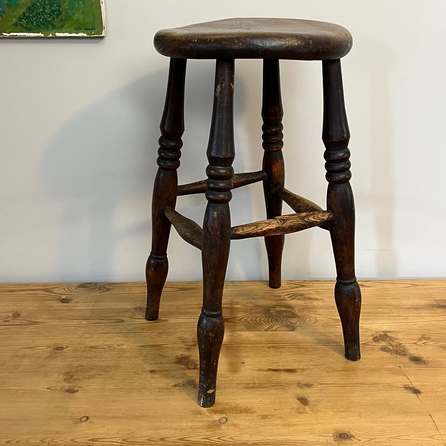 Country Elm Stool.