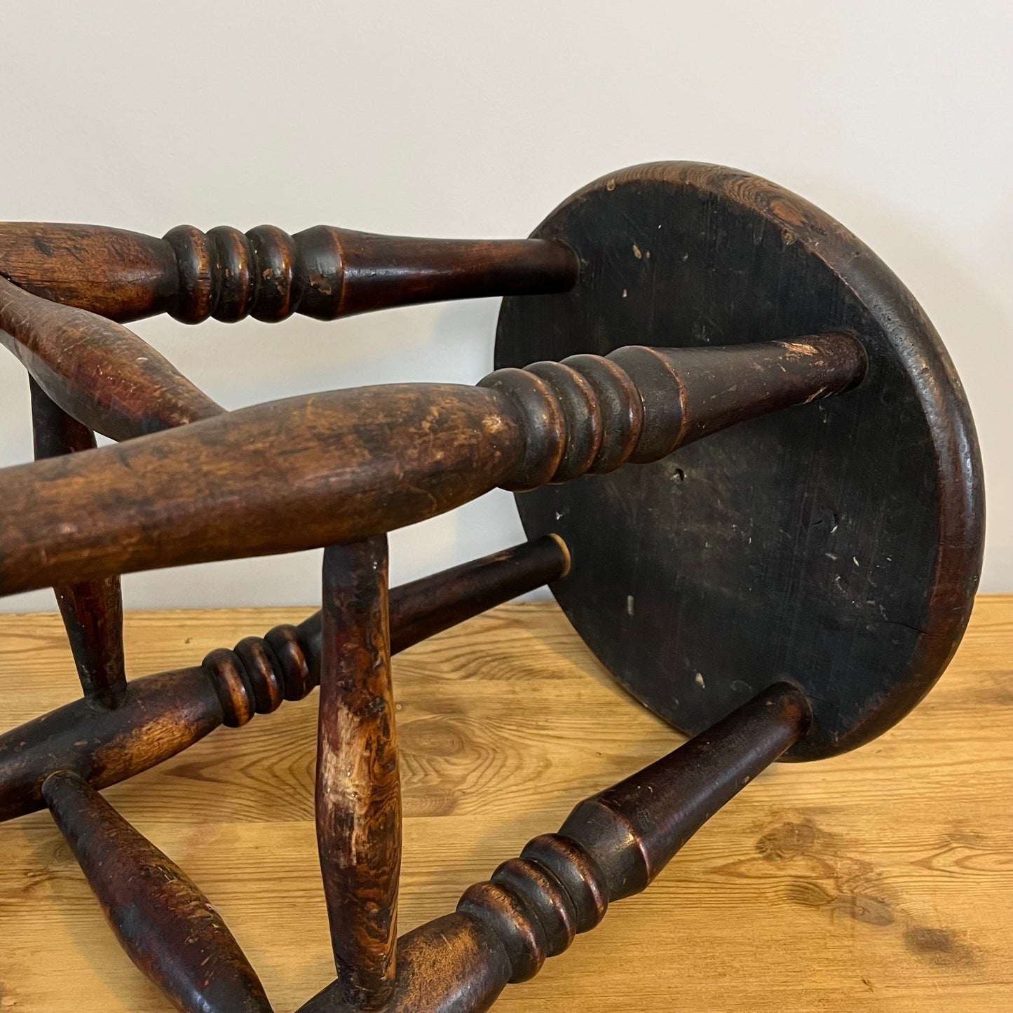 Country Elm Stool.