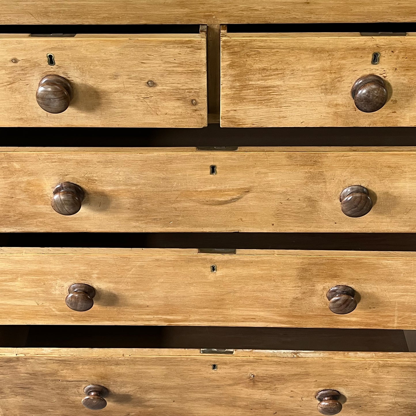 Pine Chest Of Drawers.
