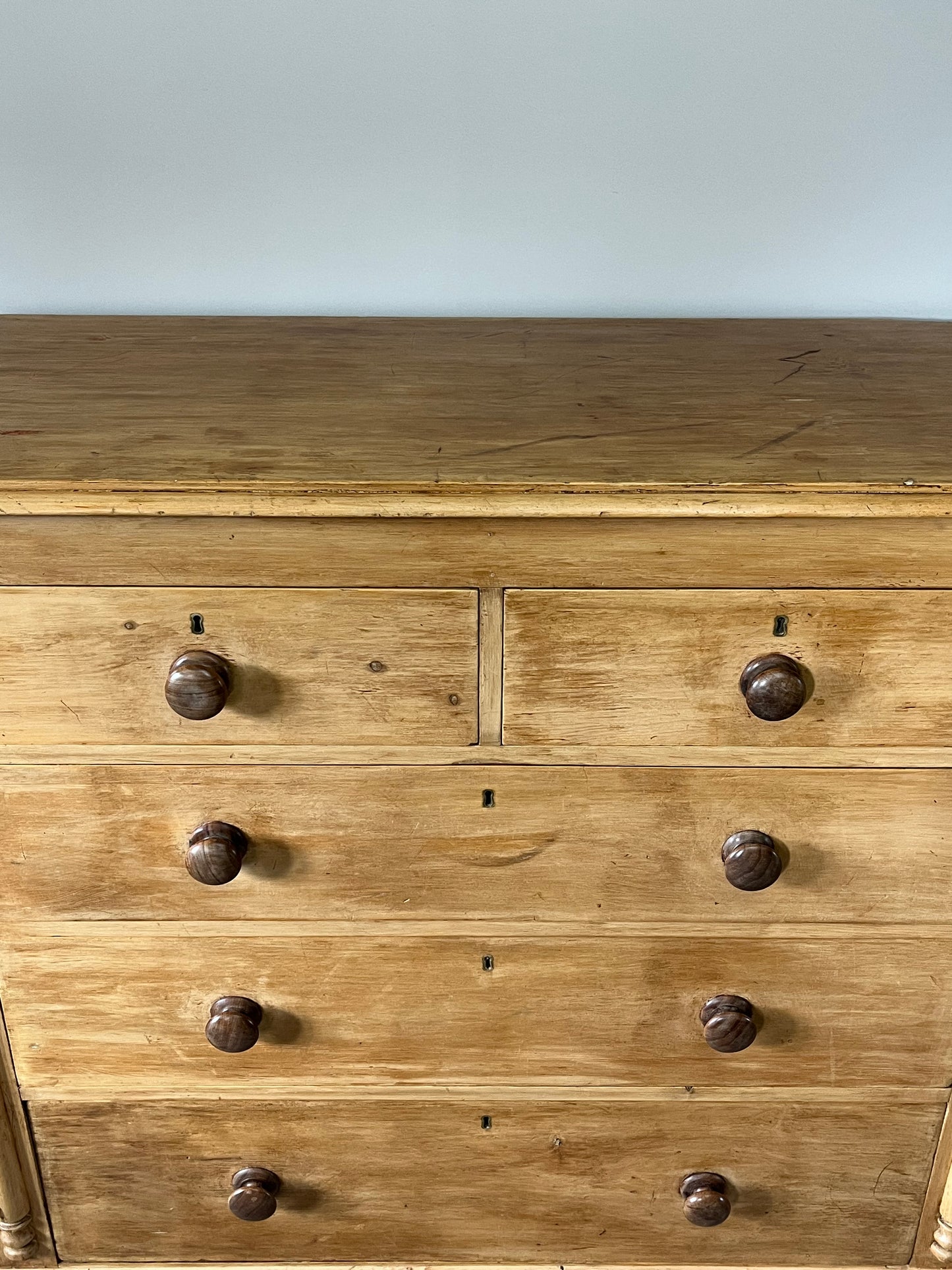 Pine Chest Of Drawers.