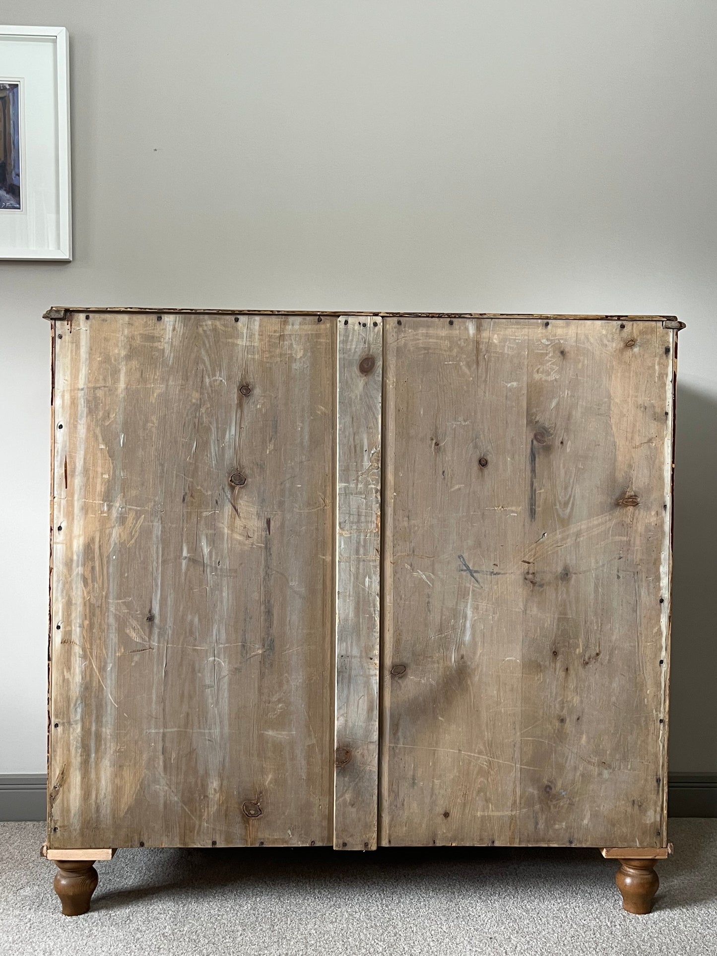 Pine Chest Of Drawers.