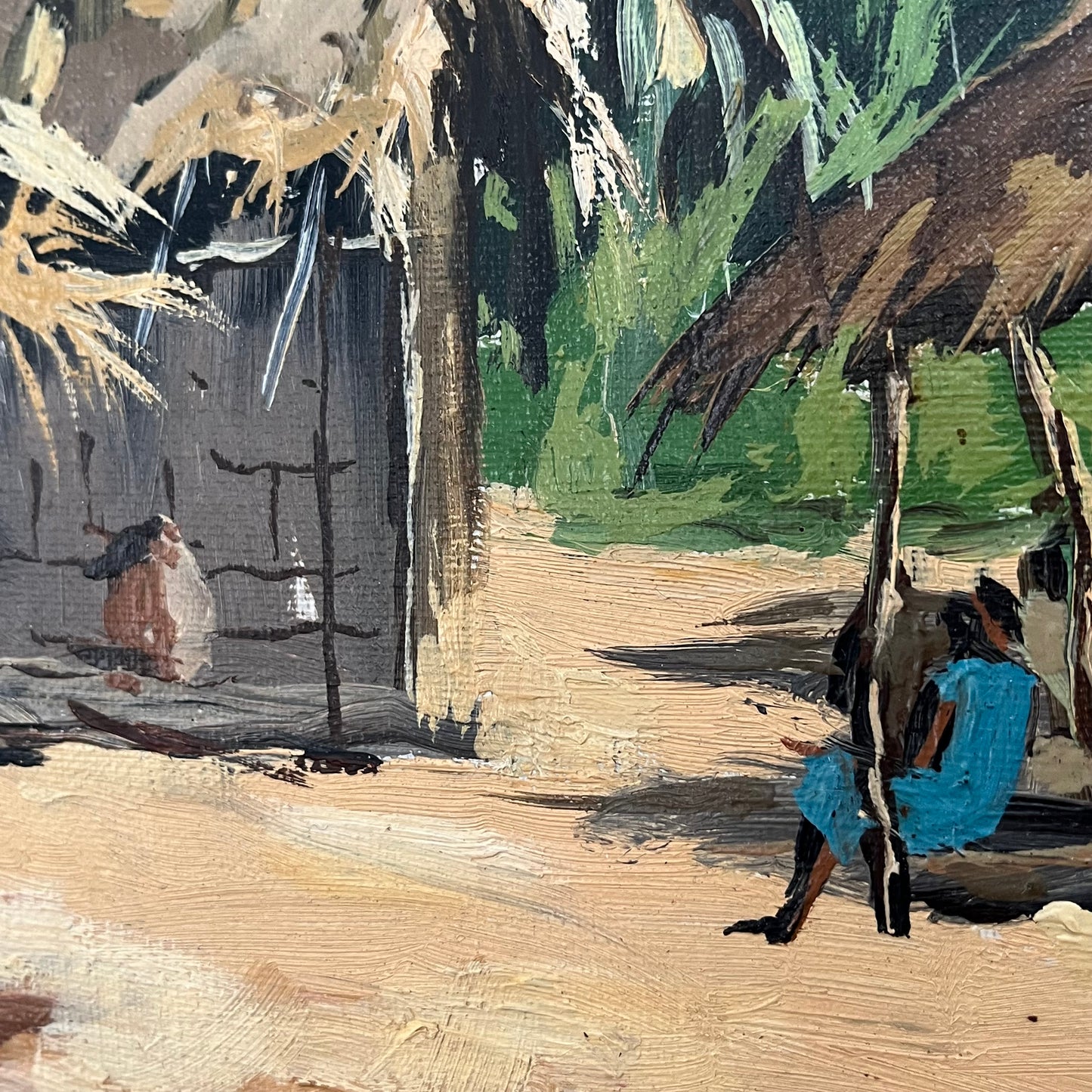 Vibrant Oil on Board.