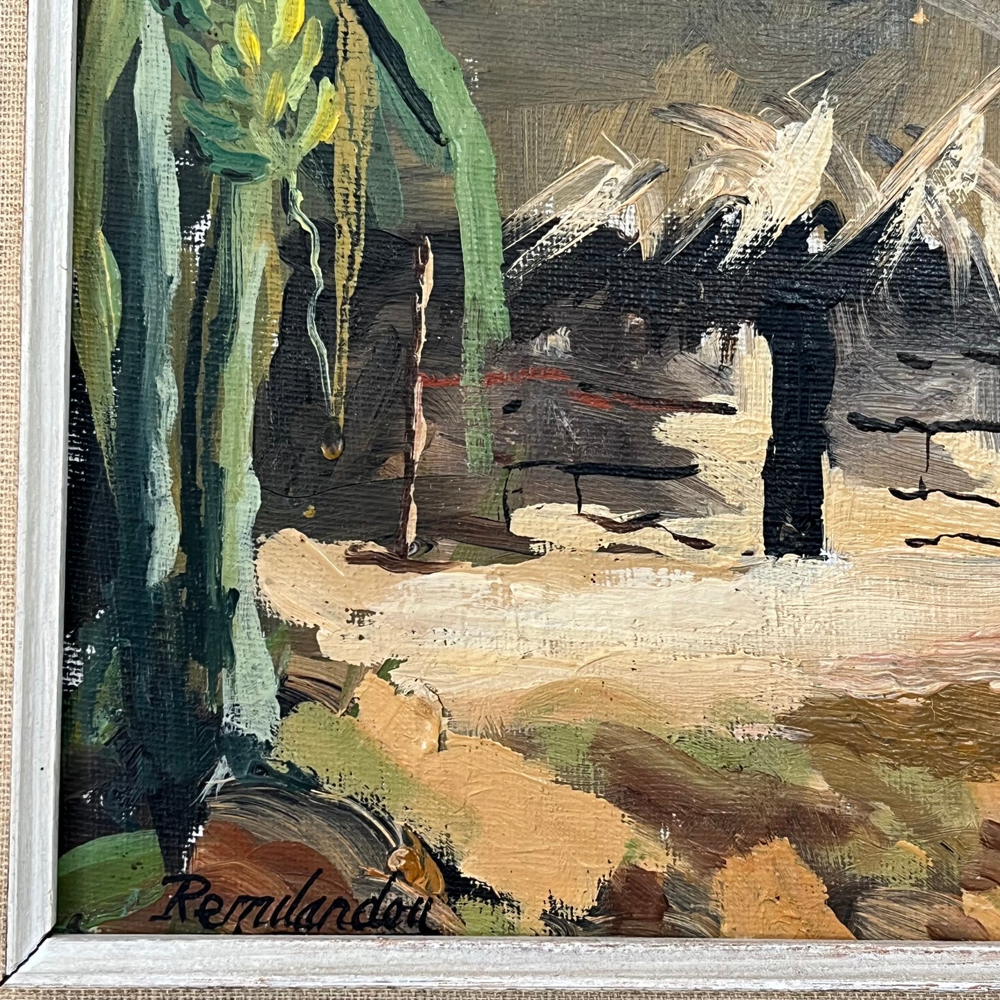 Vibrant Oil on Board.