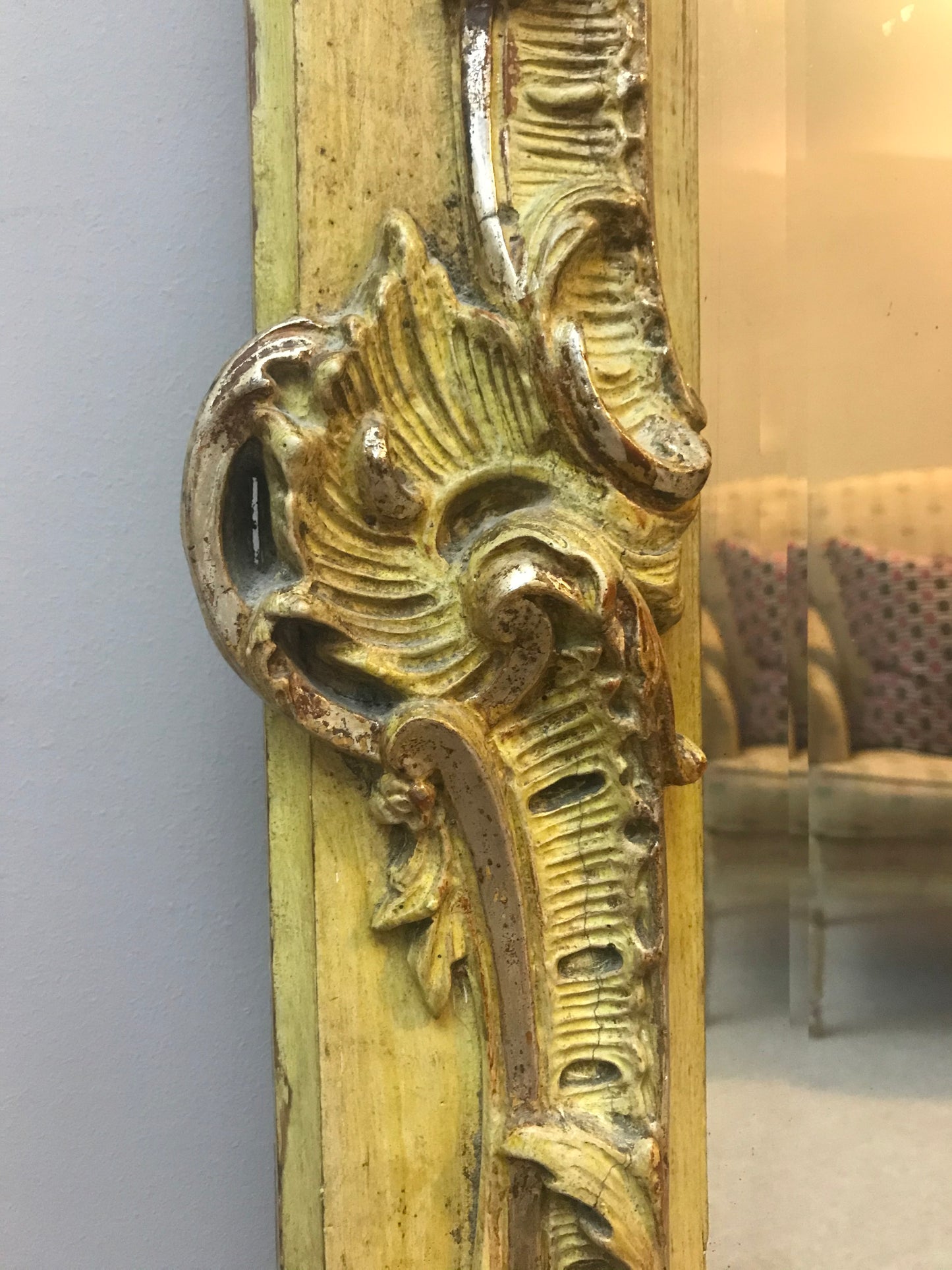 Stunning 19th Century French Mirror.