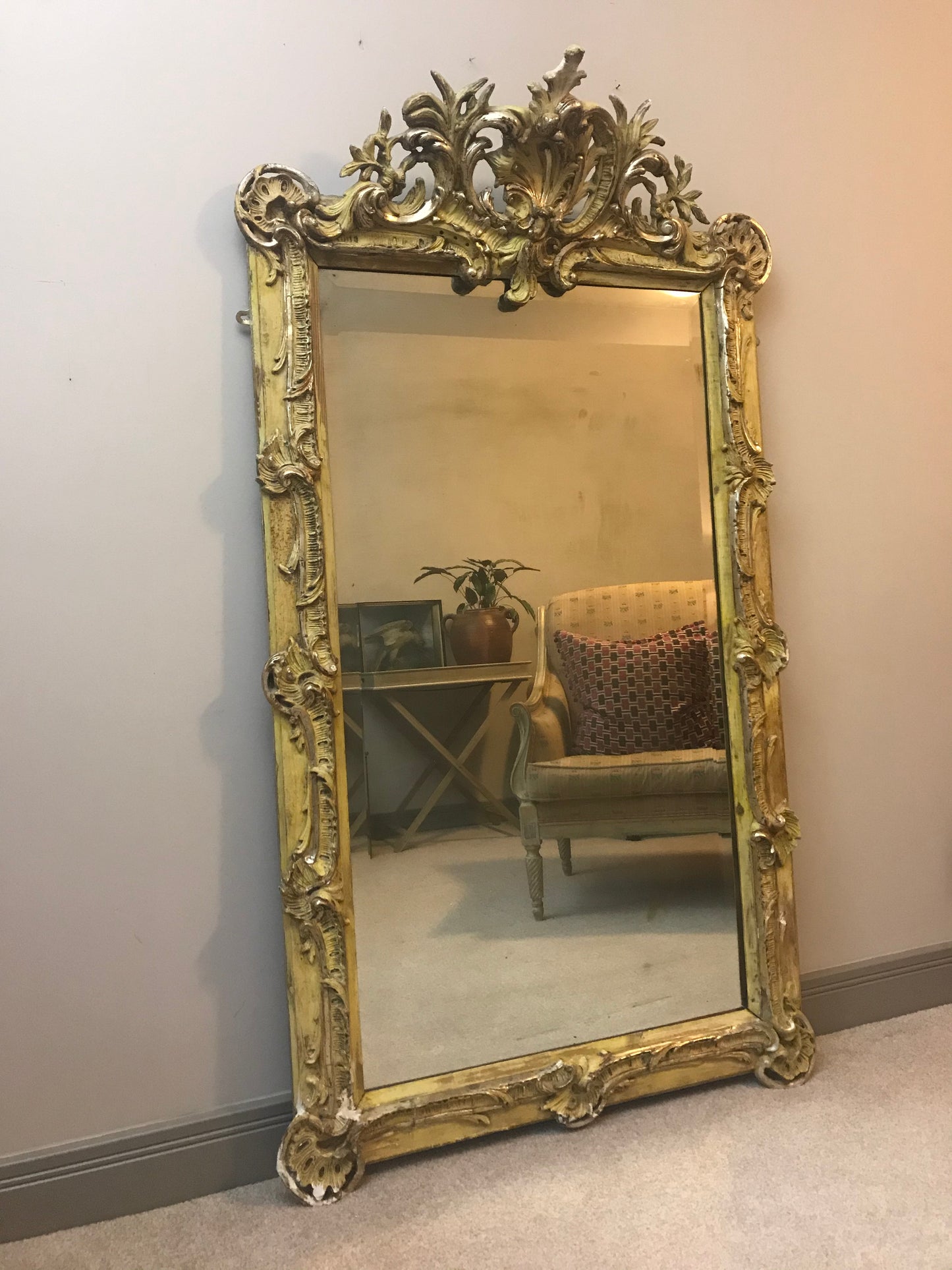 Stunning 19th Century French Mirror.