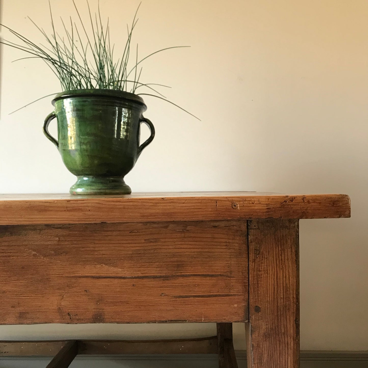 Country Farmhouse Pine Refectory / Prep Table.
