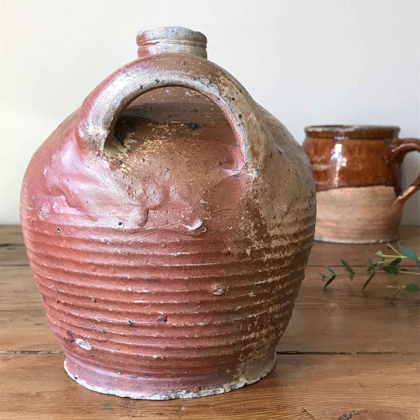 French Walnut Oil Pot.