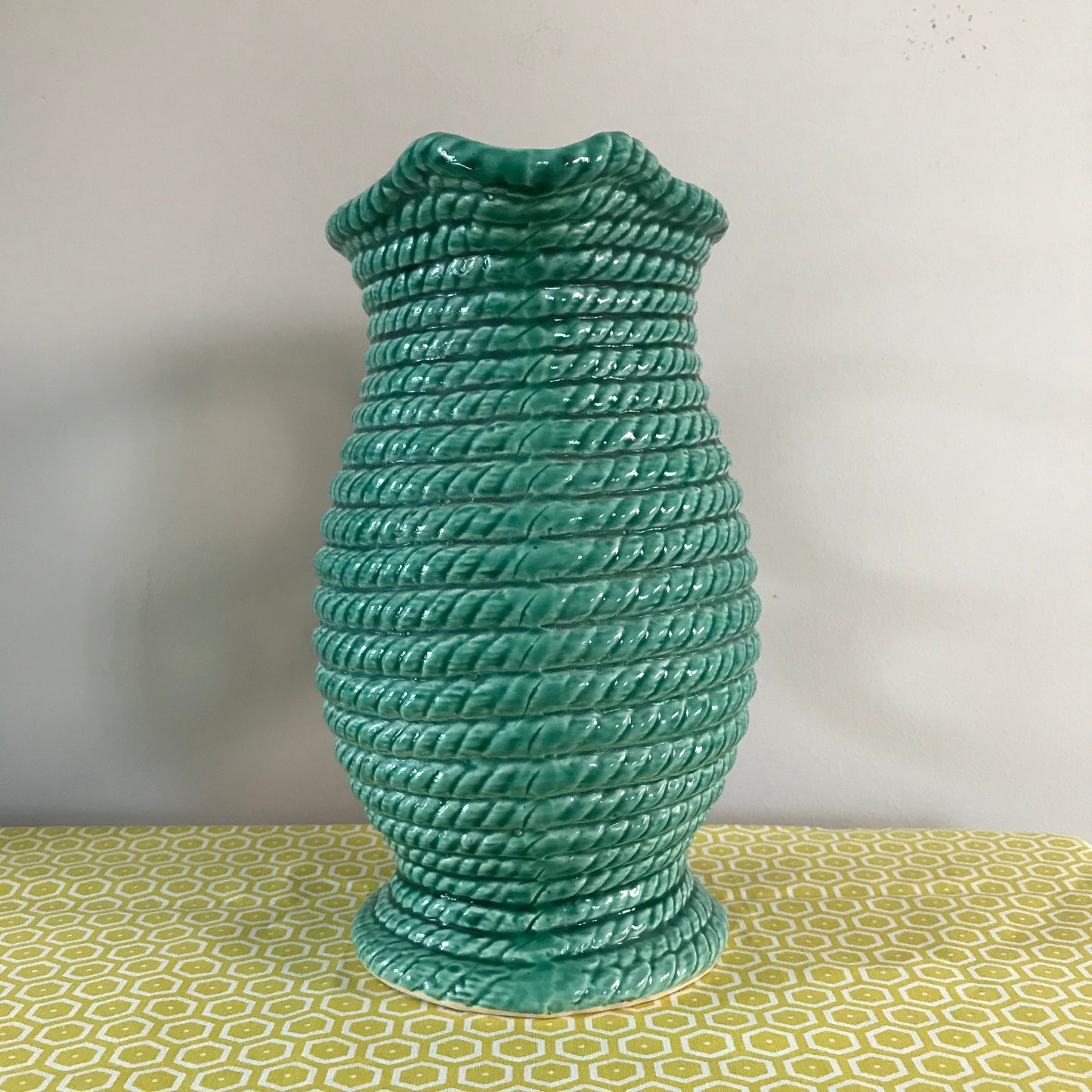 Green Rope Jug.
