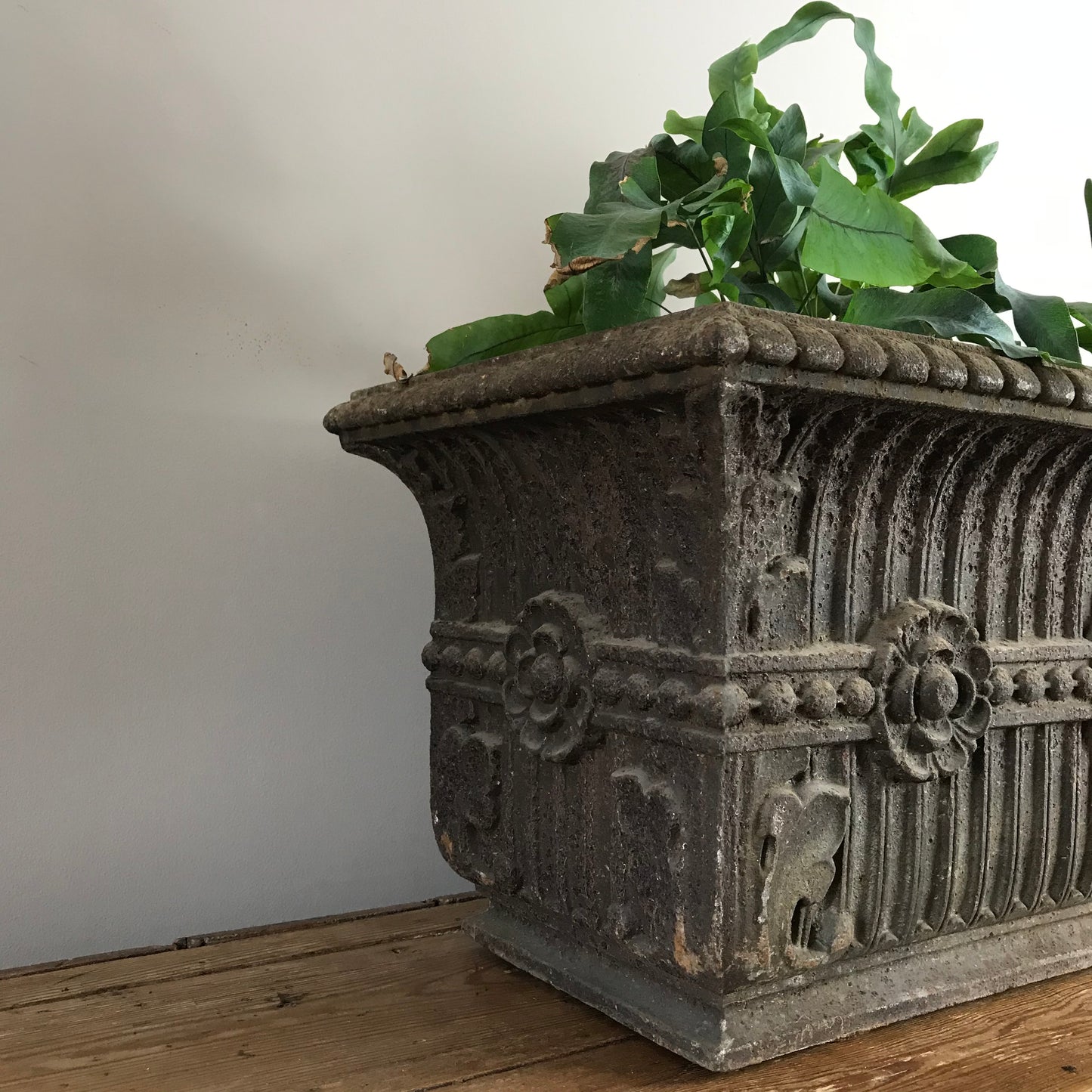 Cast Iron Planter.