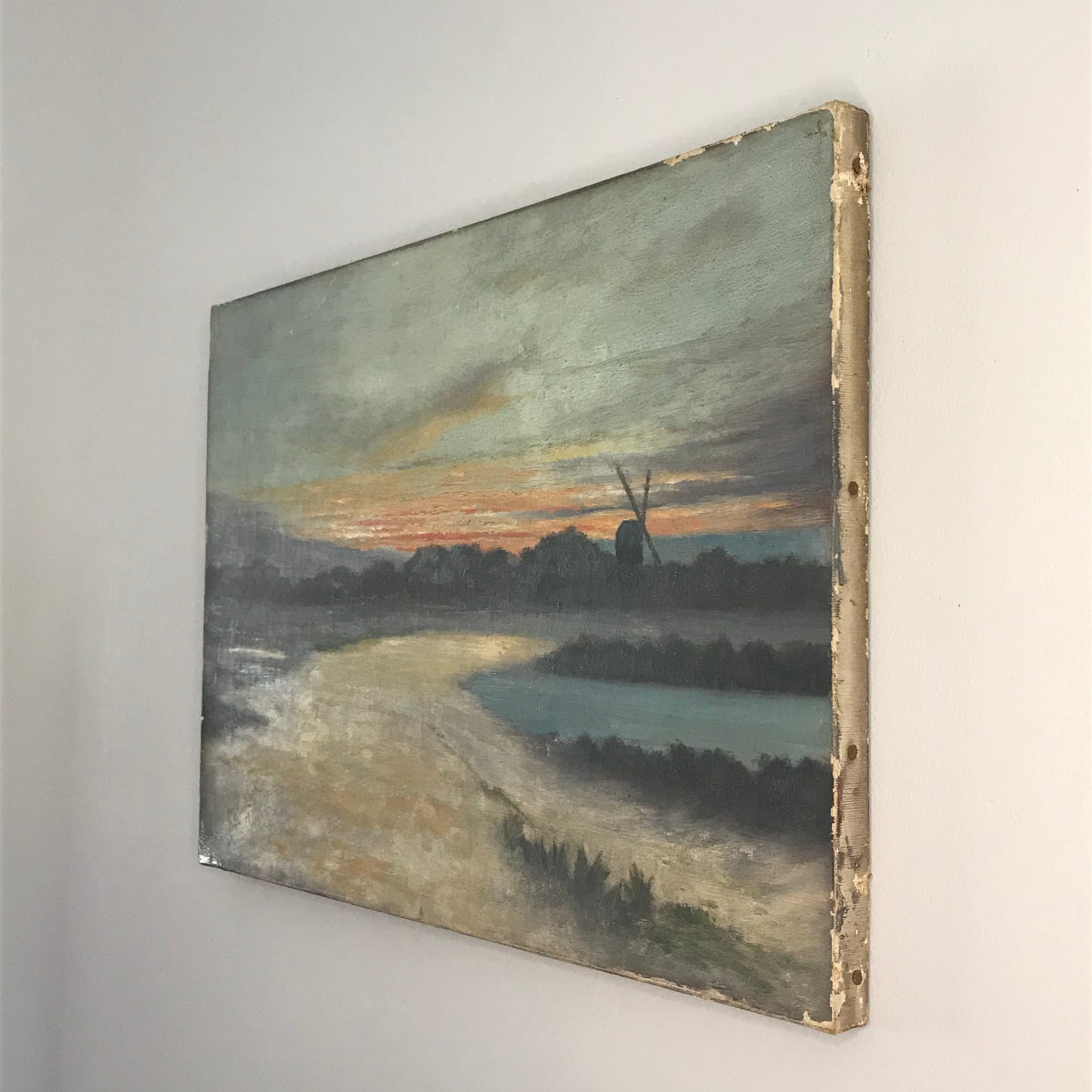 Sunset Oil On Canvas.