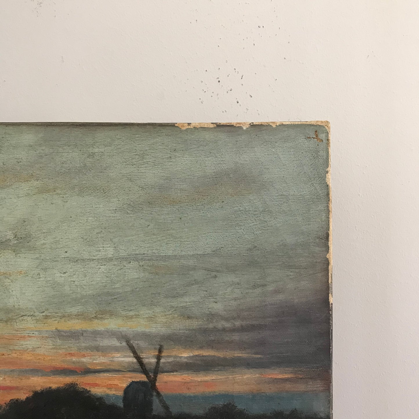 Sunset Oil On Canvas.