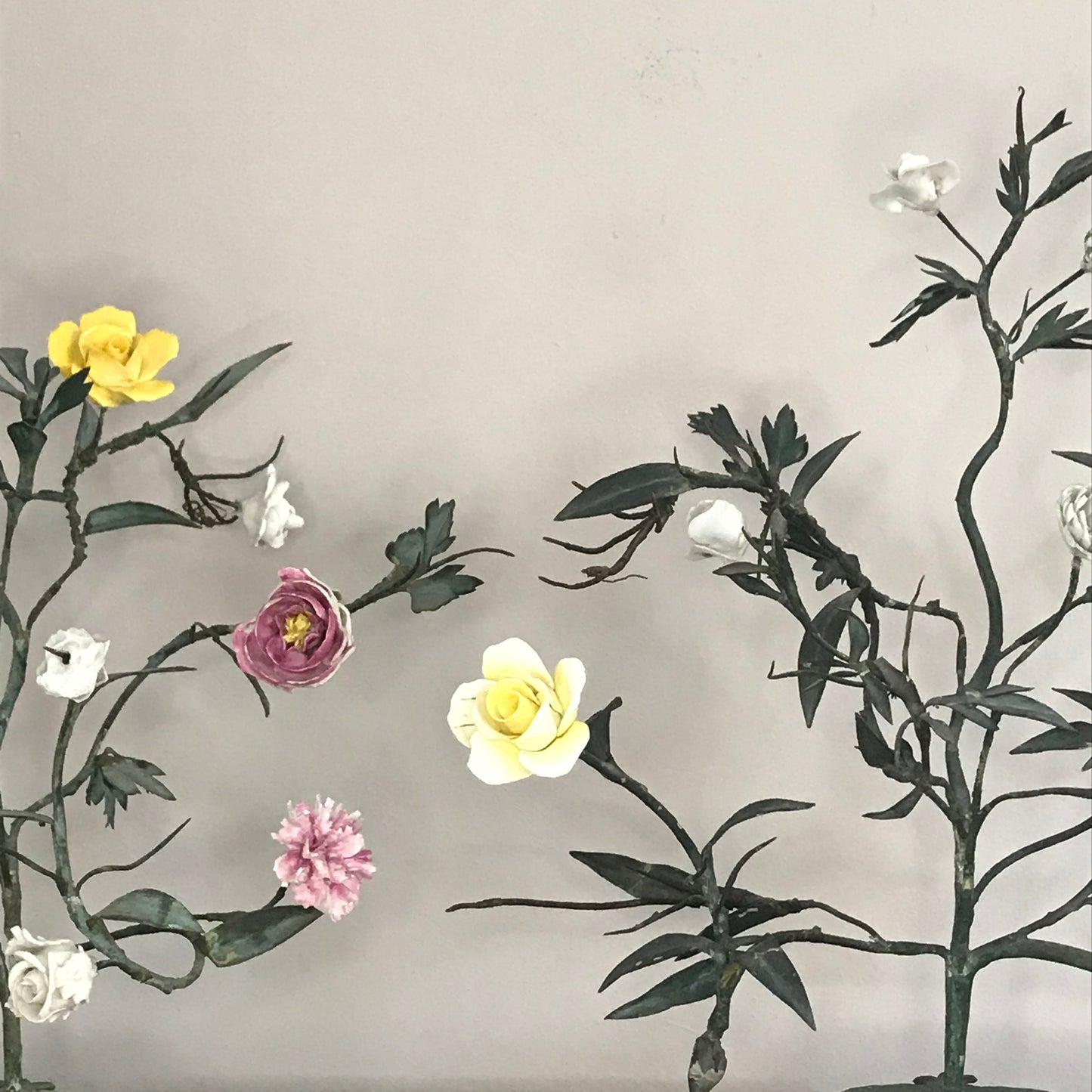 Toleware Flowers.