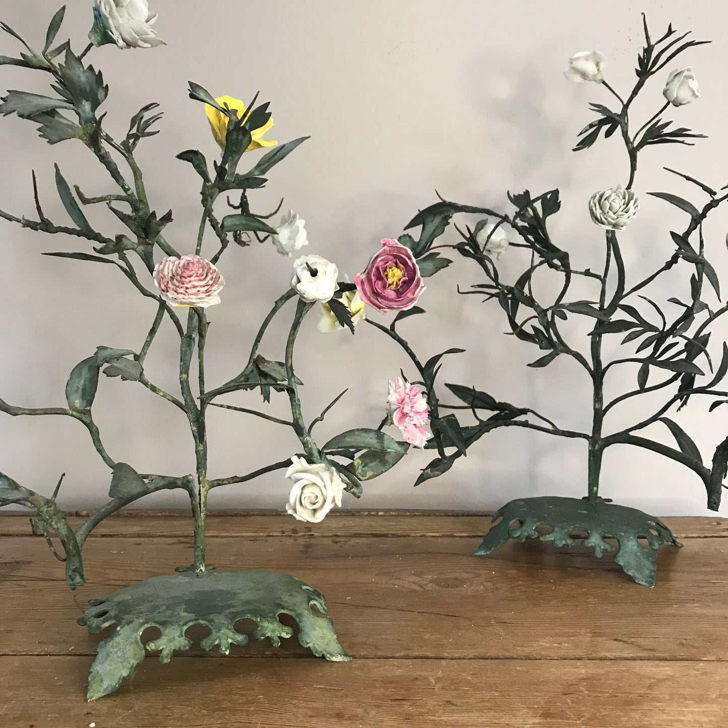 Toleware Flowers.